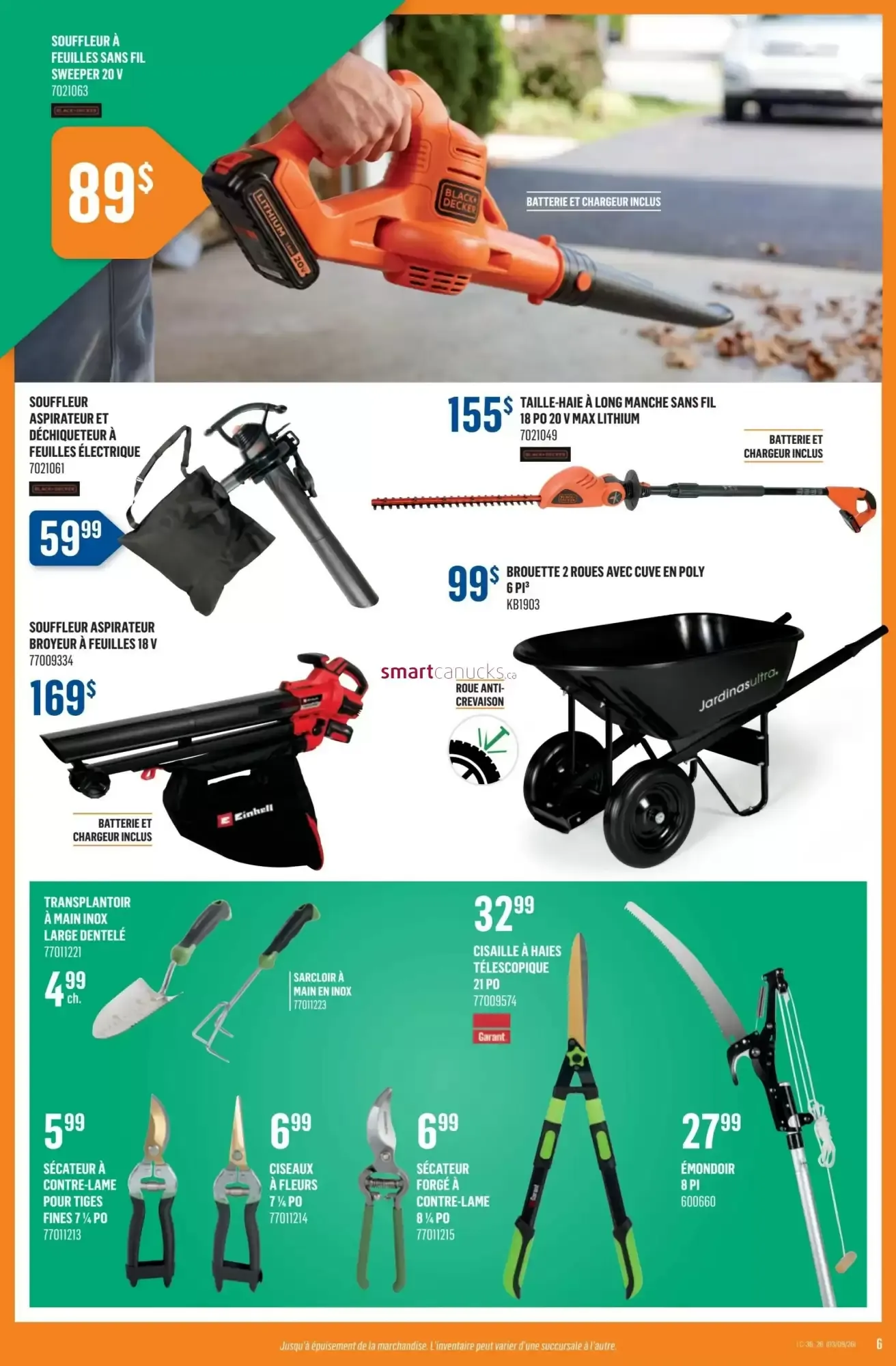 Canac flyer week 36 from September 3 to September 9 2026 - flyer page 7