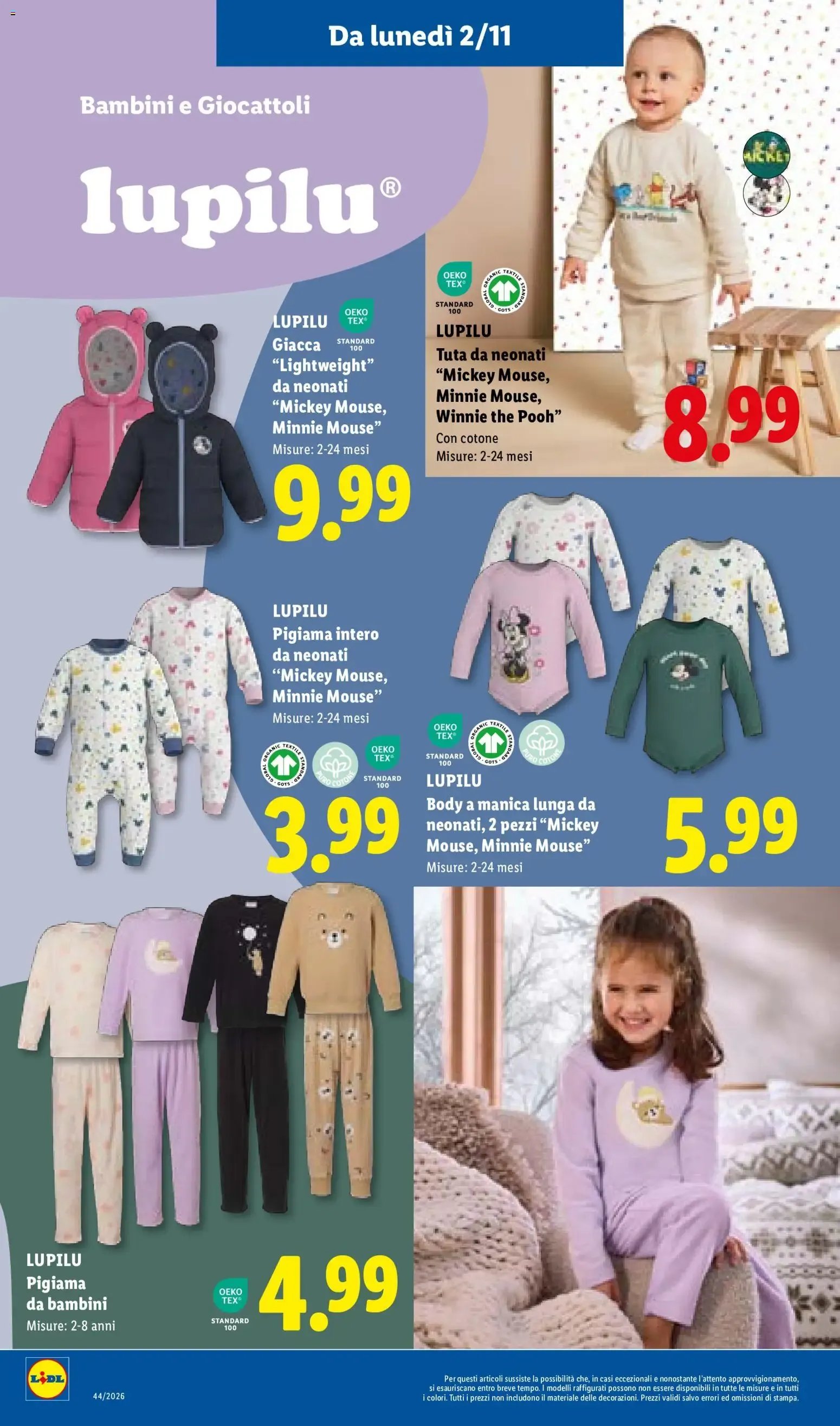 LIDL La convenienza Deluxe a prezzi imbattibili. da 29 ottobre a 4 novembre di 2026 - Pagina del volantino 44