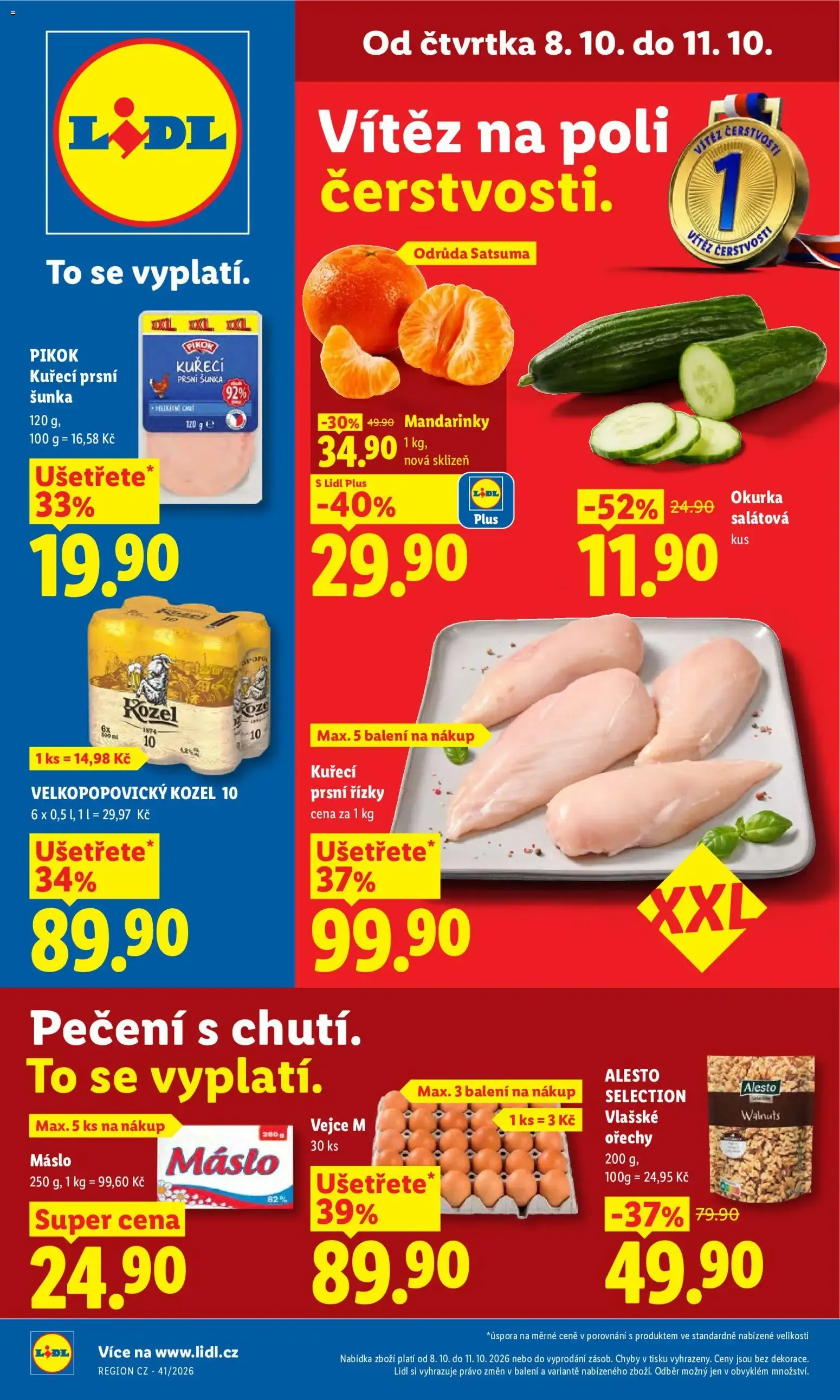 Lidl leták od 08.10.2026 - Nový akční leták - 8. října 11. října 2026 - Page 1