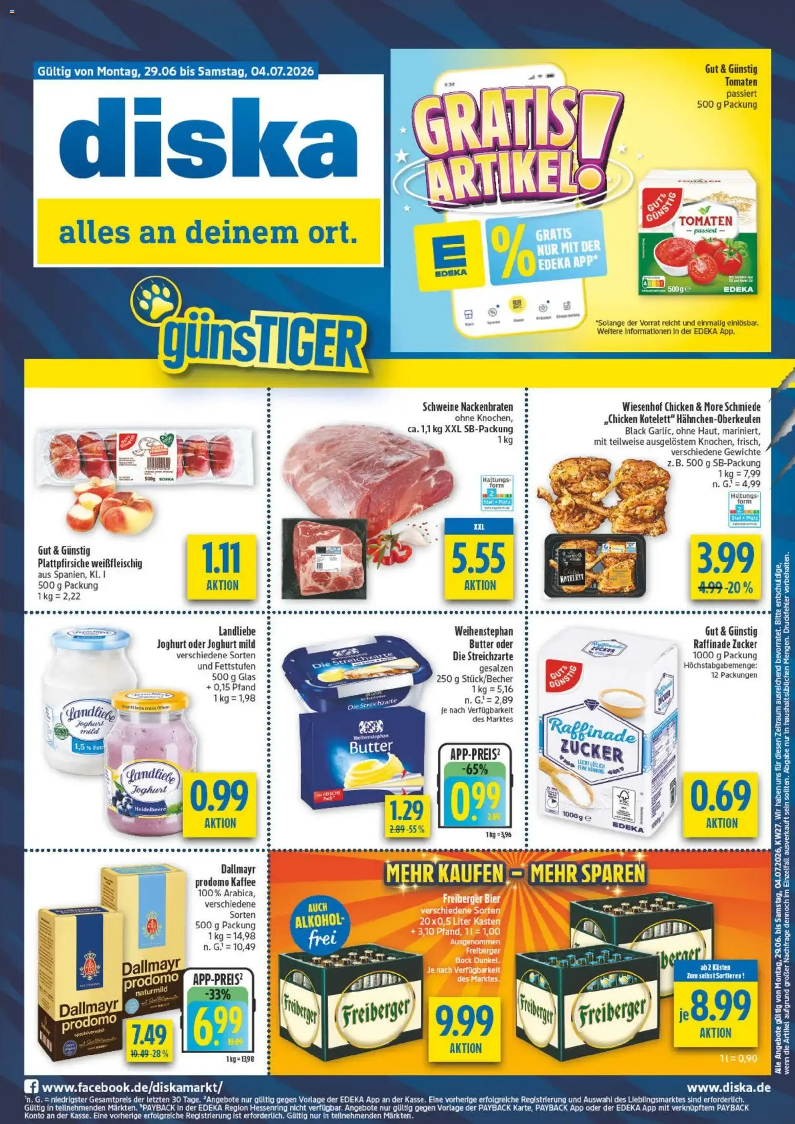 Diska Prospekt (ab 29.06.2026) zum Blättern von 29. Juni bis 4. Juli 2026 - Prospekt seite 4