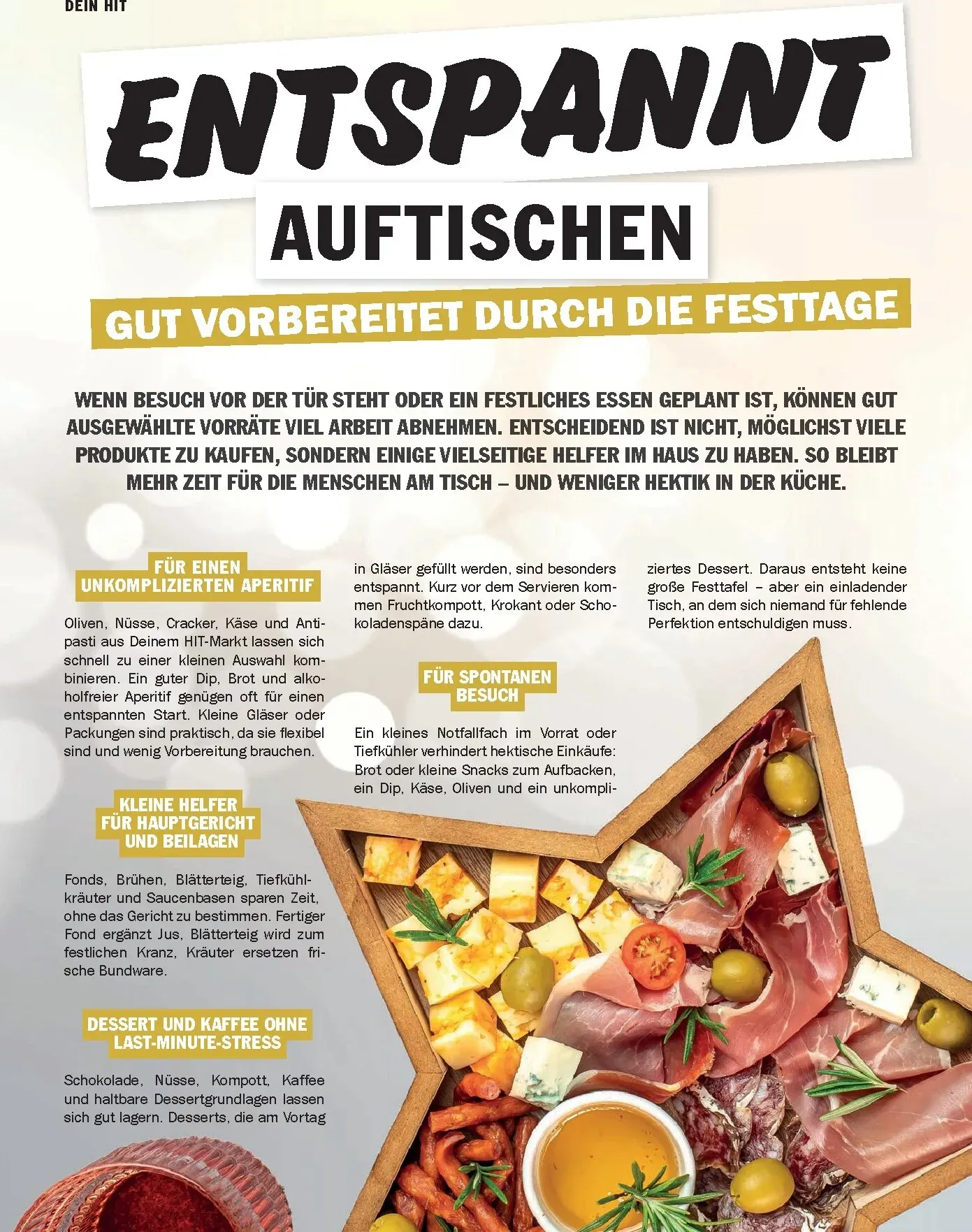 Hit - Pures Leben Prospekt – von Donnerstag 01.10.2026 bis Donnerstag 31.12.2026 von 1. Oktober bis 31. Dezember 2026 - Prospekt seite 12
