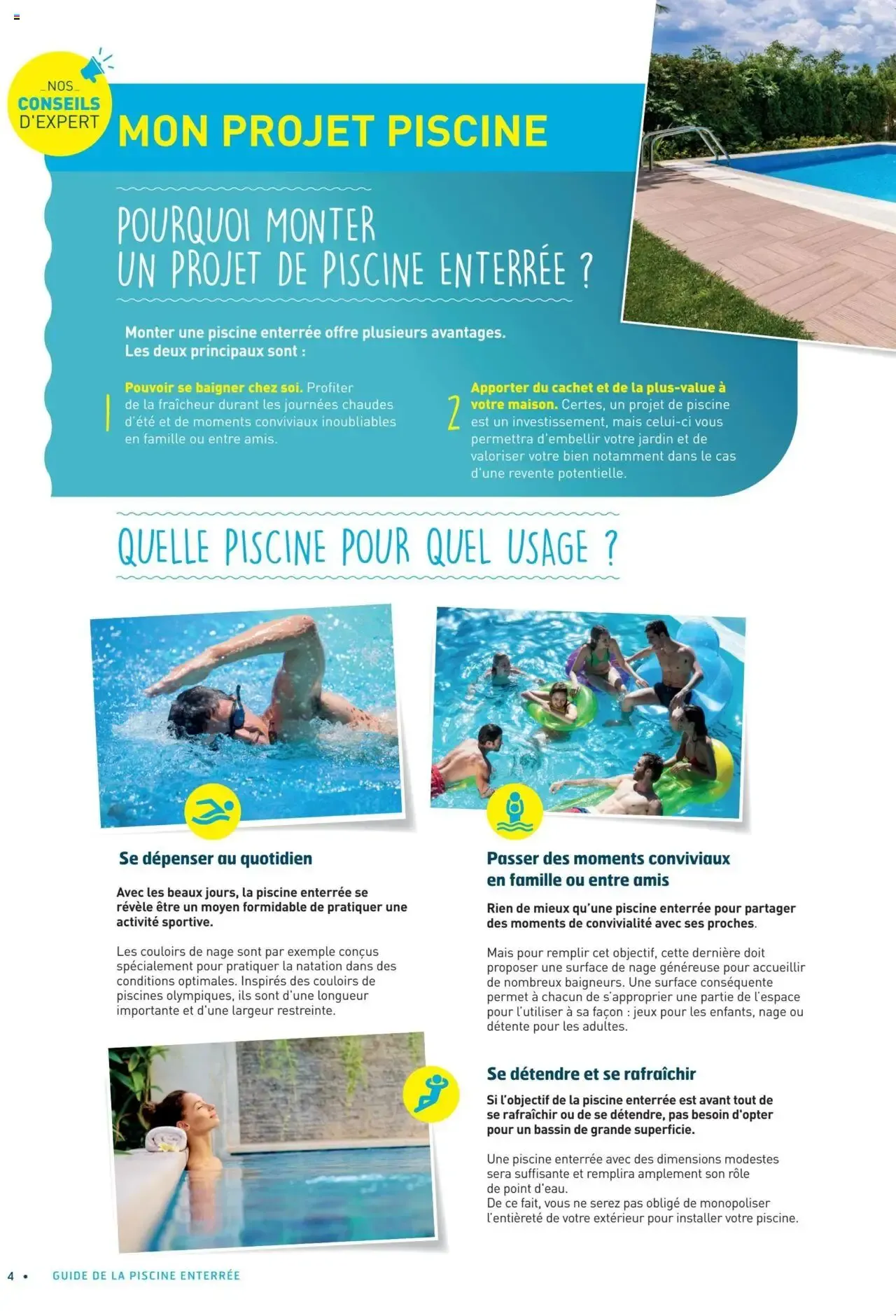 Le Guide Piscines Enterrées du 1 mars au 30 septembre 2026 - Catalogue page 4