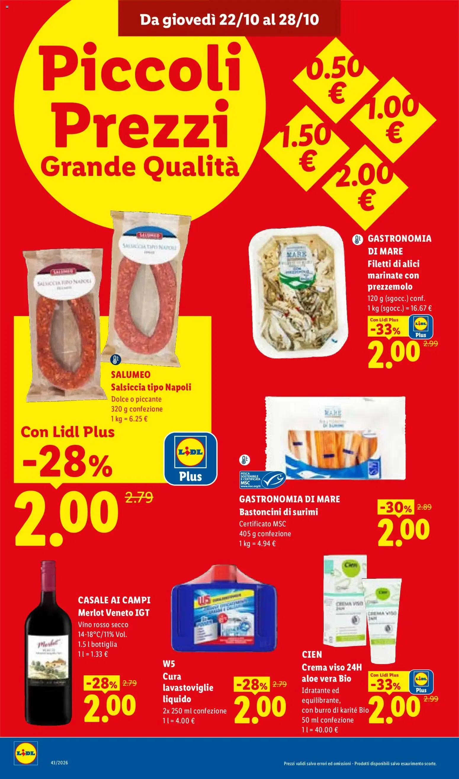 Lidl: Piccoli Prezzi, Grande Qualità da 22 ottobre a 28 ottobre di 2026 - Pagina del volantino 12