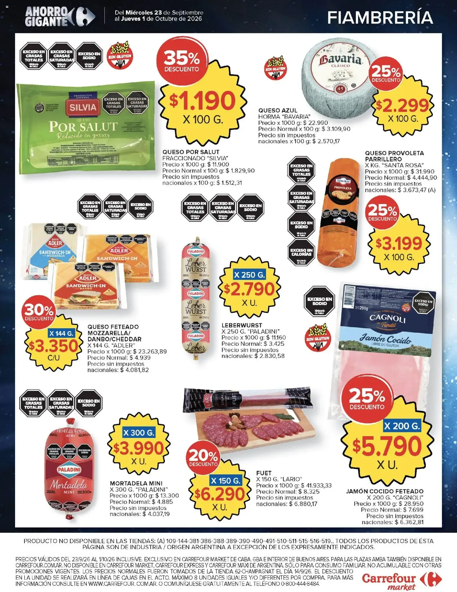 Ofertas de Carrefour Ofertas || del 23/09/2026 - 01/10/2026 || Promociones 23 de septiembre al 1 de octubre 2026 - Página 43 del catálogo