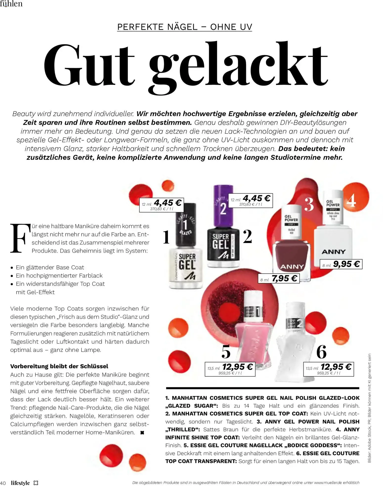 Müller lifestyle IHR WOHLFÜHL-MAGAZIN von 1. September bis 31. Oktober 2026 - Prospekt seite 41