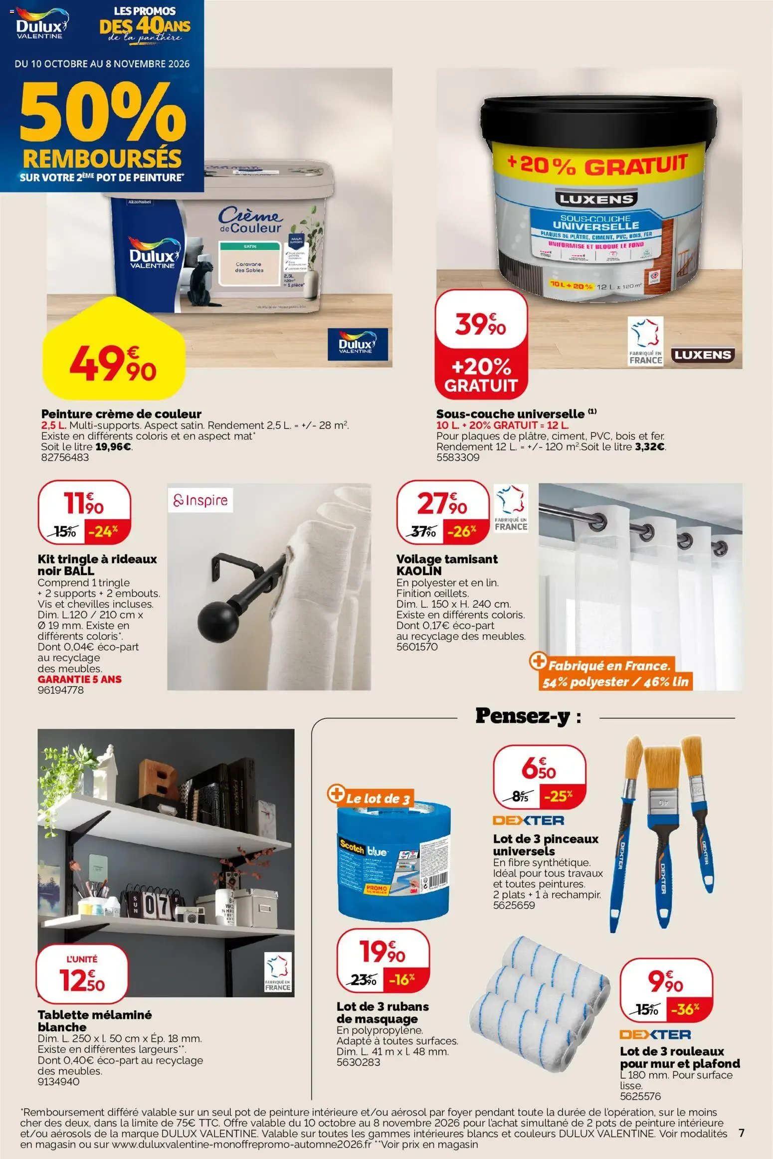 Weldom - La foire de l'habitat du 14 octobre au 9 novembre 2026 - Catalogue page 7