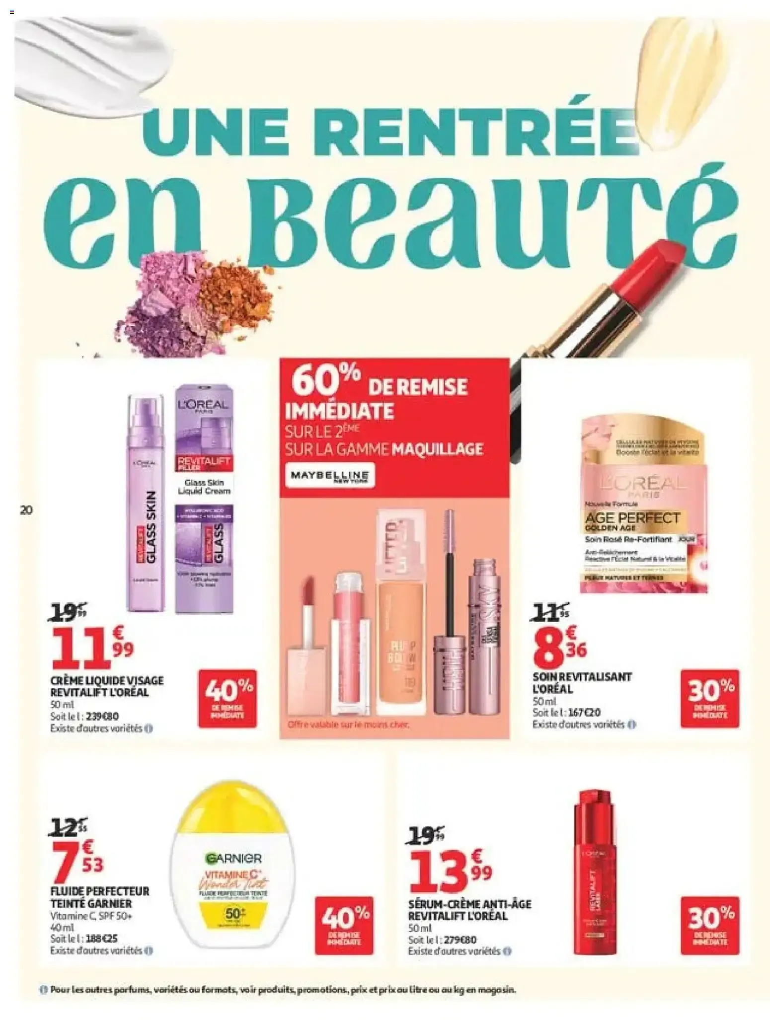 Auchan Tops rentrée supers à partir du 01/09/2026 - promo en ligne du 1 septembre au 12 septembre 2026 - Catalogue page 20