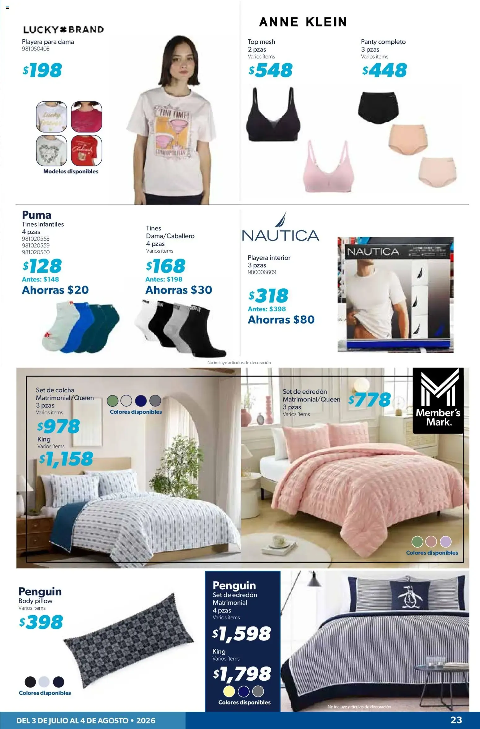 Catálogo de Sam's Club 3 de julio al 4 de agosto 2026 - Pagina 23