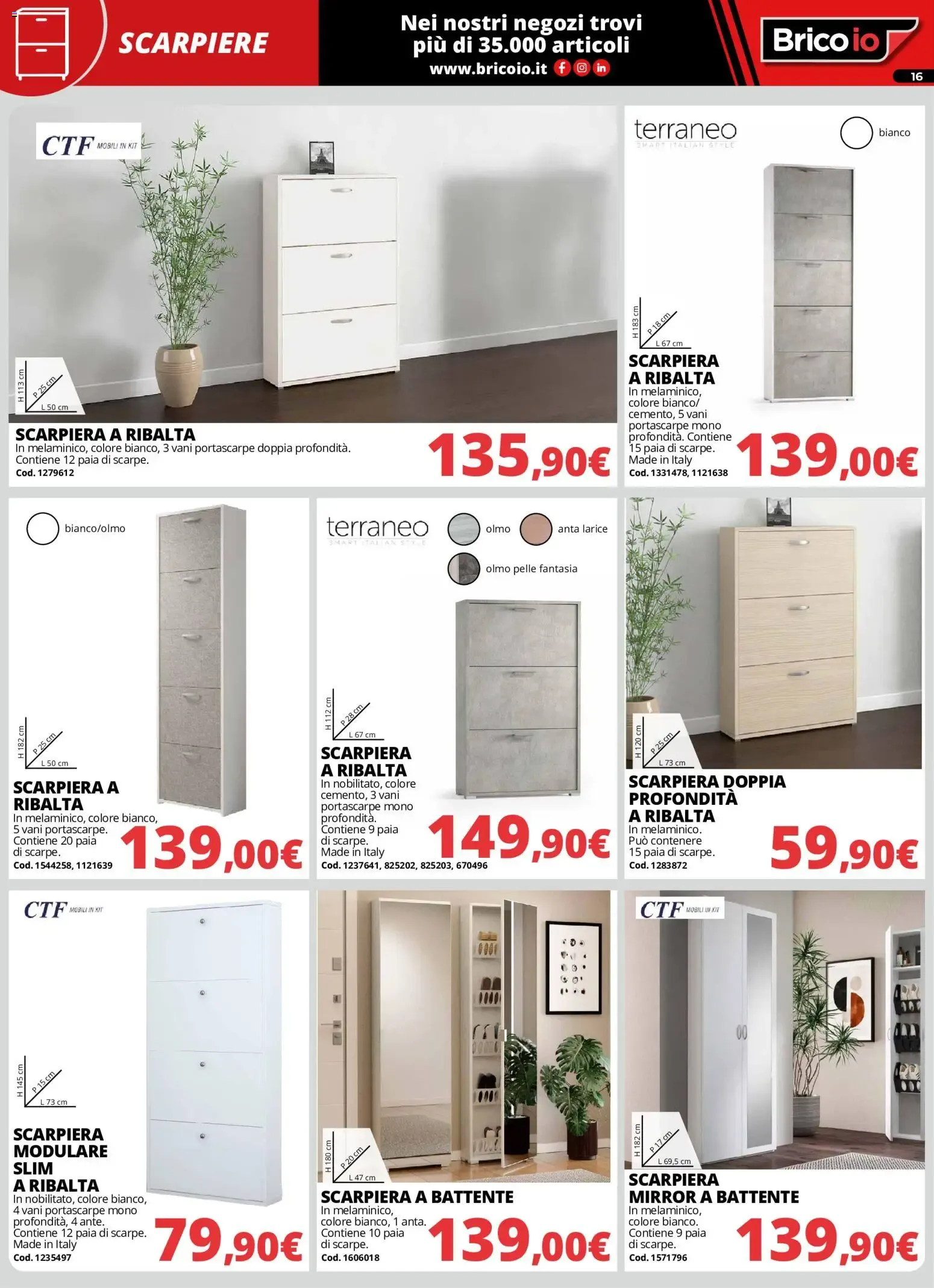 Nuovo Brico io volantino Arredo dal 01/10/2026 > offerte anteprima 🛍️ da 1 ottobre a 31 ottobre di 2026 - Pagina del volantino 16
