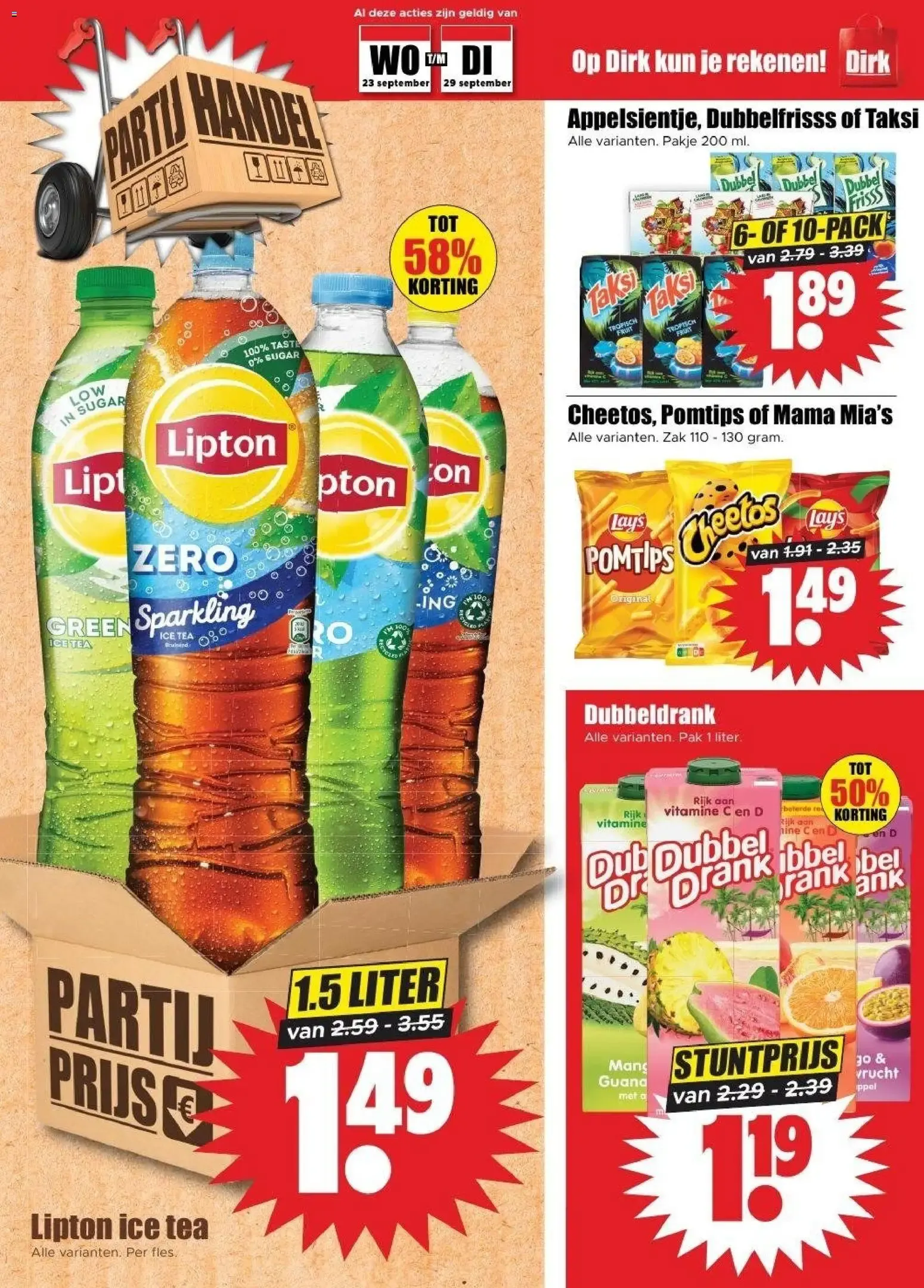 Dirk Folder: Milka Chocolade y Ofertas de Budget Boodschappen van 23 september tot 29 september 2026 - Folder pagina 27
