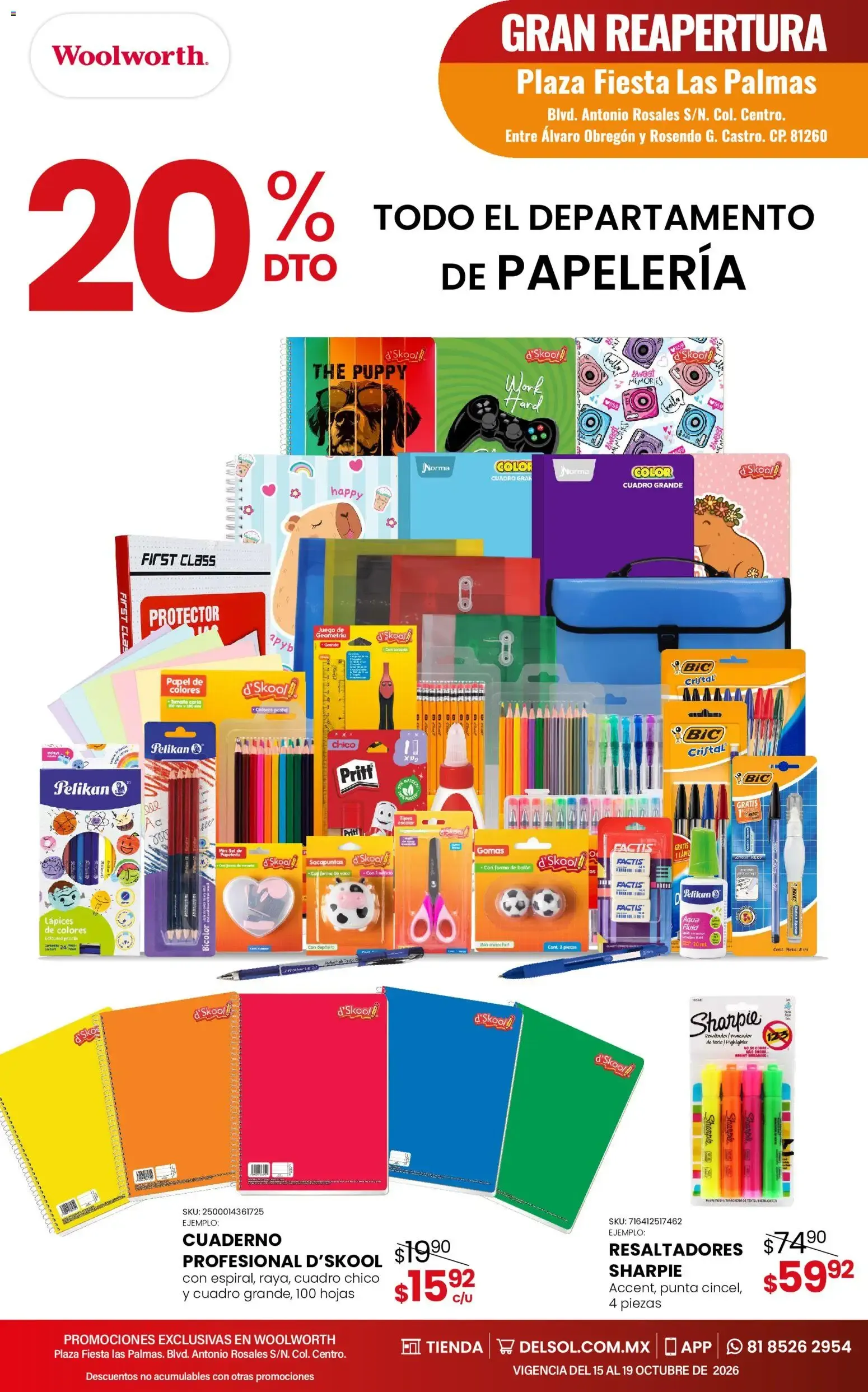 Catálogo de Gran Reapertura Woolworth Plaza Fiesta Las Palmas: 5 Días de Grandes Promociones 15 de octubre al 19 de octubre 2026 - Pagina 19