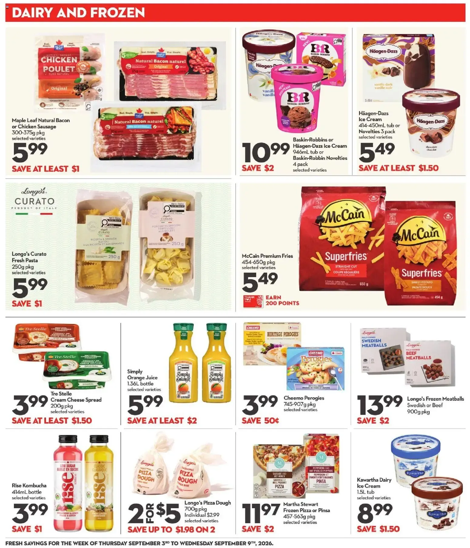 Longo's weekly flyer / circulaire from Sep 3, 2026 > weekly specials & deals from September 3 to September 9 2026 - flyer page 16