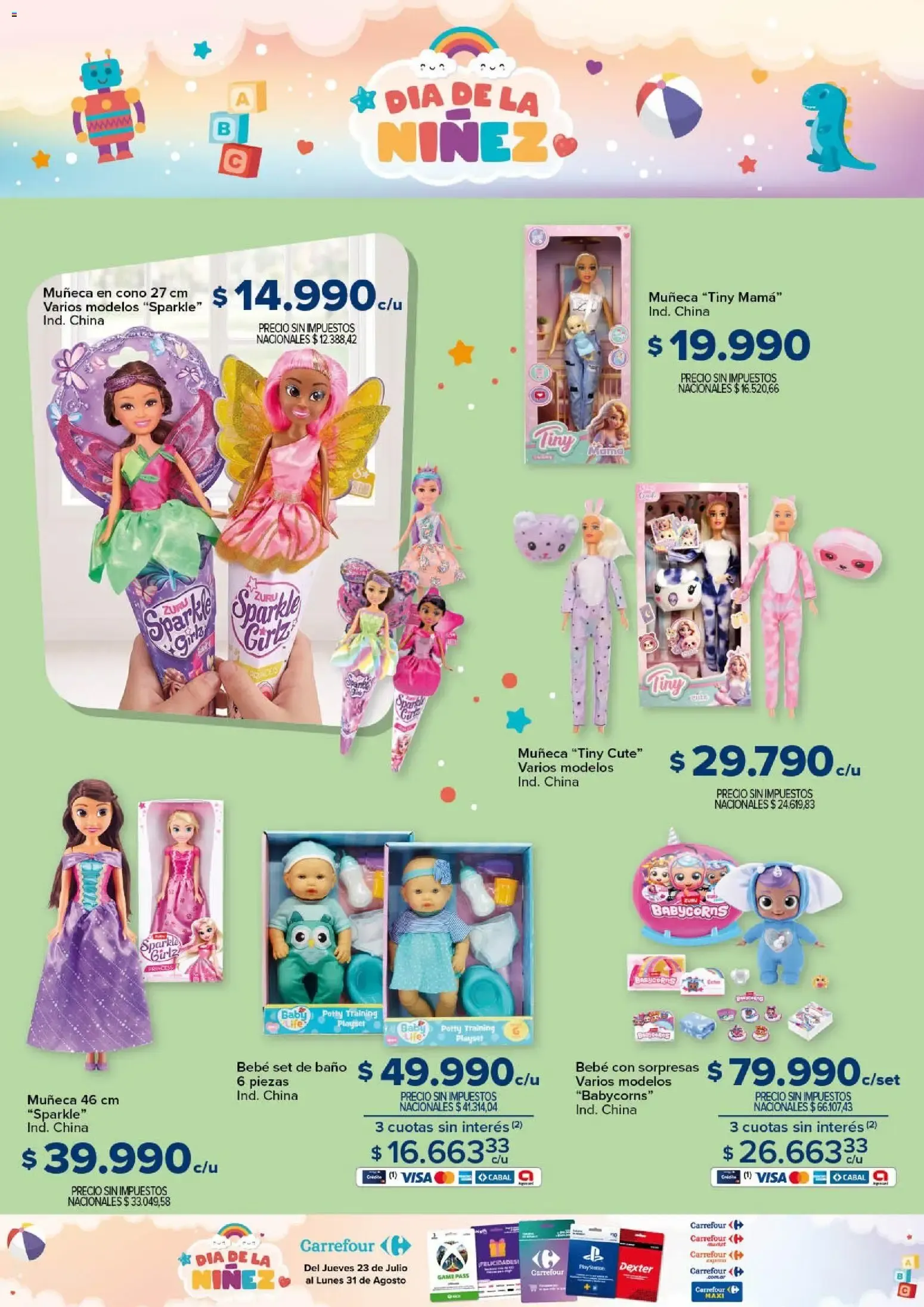 Ofertas de Carrefour - Dia de la Niñez || del 23/07/2026 - 19/08/2026 || Promociones 23 de julio al 18 de agosto 2026 - Página 18 del catálogo