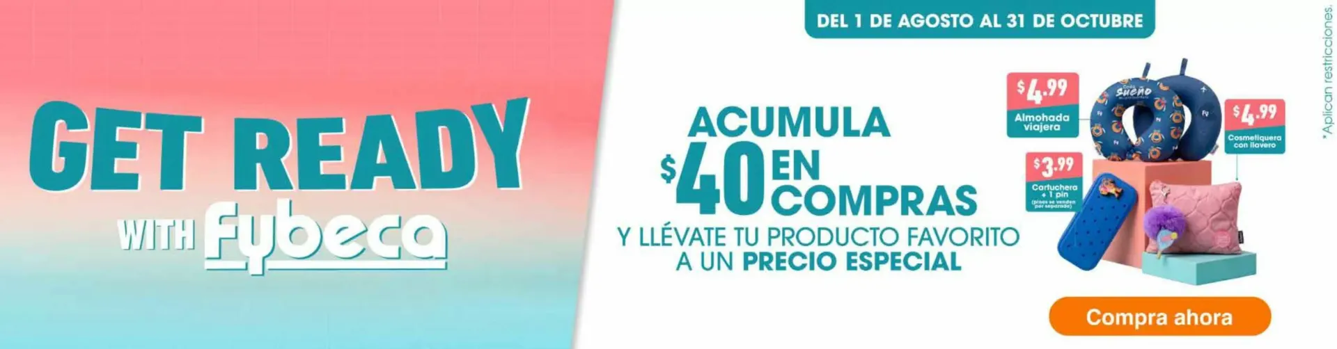 Catalogo de GET READY WITH Fybeca 1 de agosto al 31 de octubre 2026 - Pag 1