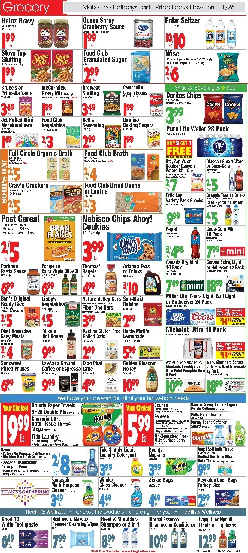 Weekly ad King Kullen 7 Day Sale - October 30th to November 5th from October 30 to November 5 2026 - Page 3