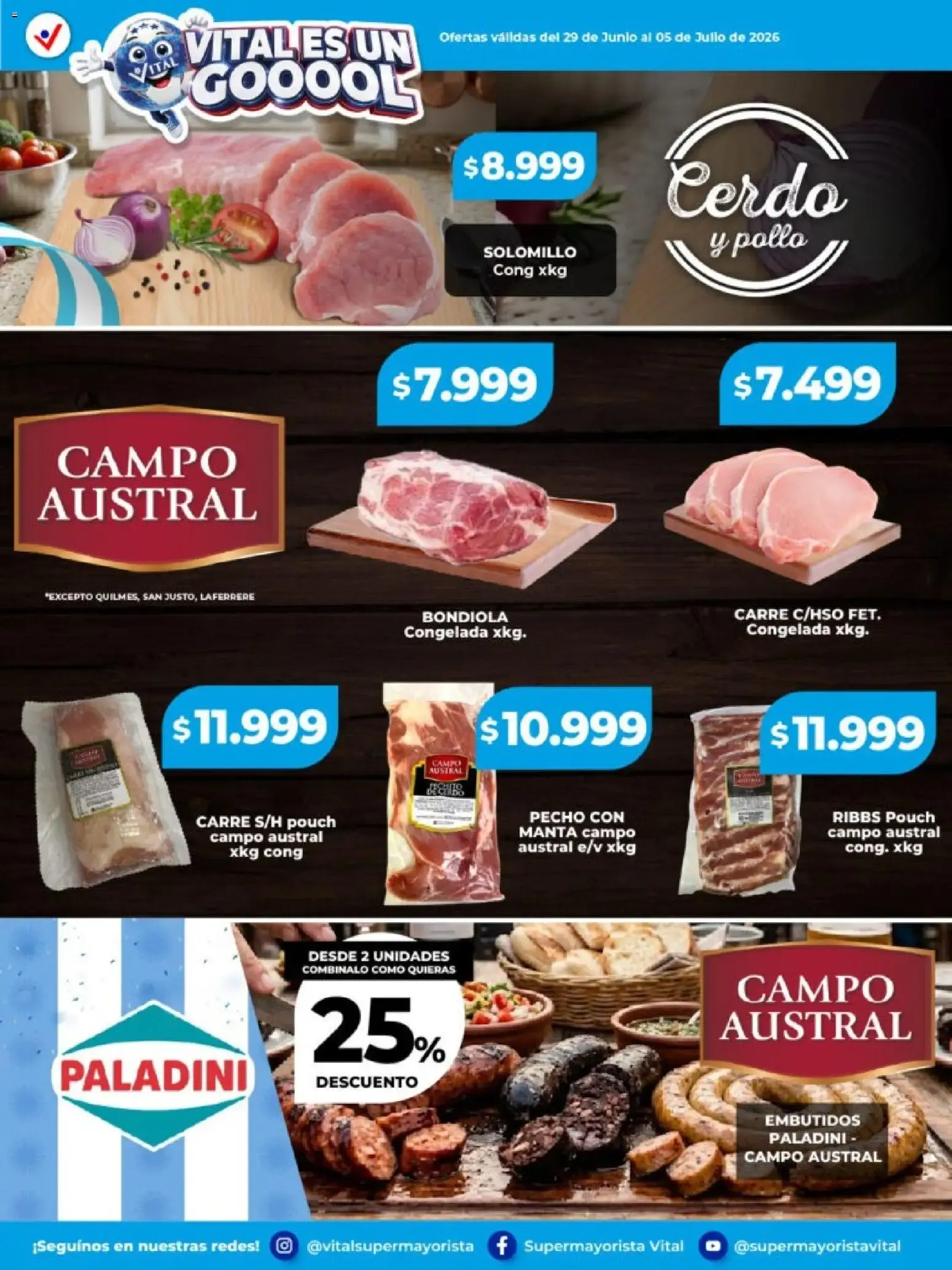 Ofertas de Vital es un Gooool - Frescos a la mesa 29 de junio al 5 de julio 2026 - Página 3 del catálogo