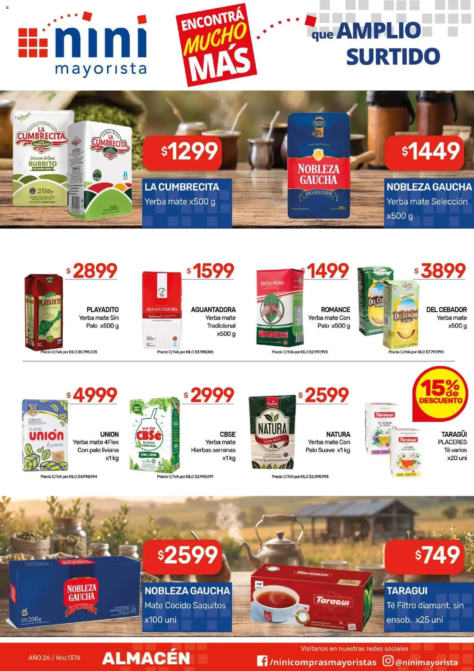 Ofertas de NINI Mayorista - Revista N°1374 24 de agosto al 30 de agosto 2026 - Página 27 del catálogo
