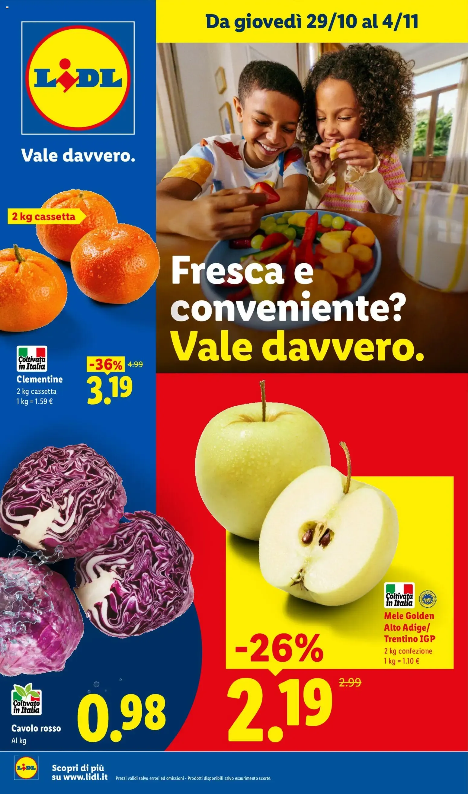 NUOVO LIDL volantino dal 29/10/2026 della prossima settimana da 29 ottobre a 4 novembre di 2026 - Pagina del volantino 1