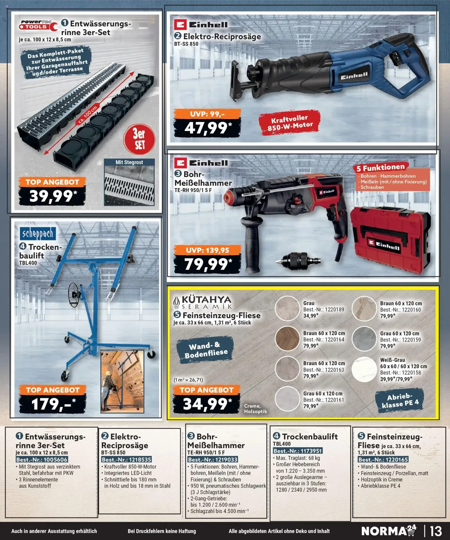 Norma Bestellmagazin Juli 2026 (ab 01.07.2026) zum blättern » Angebote von 1. Juli bis 31. Juli 2026 - Prospekt seite 13