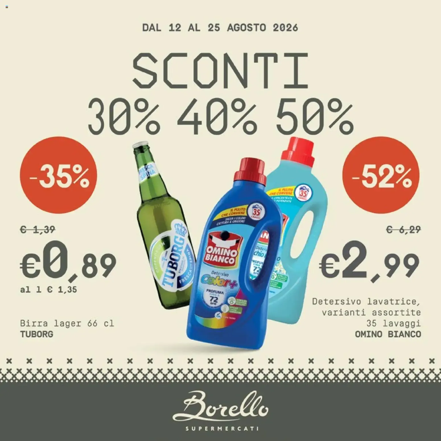 SCONTI 30% 40% 50%