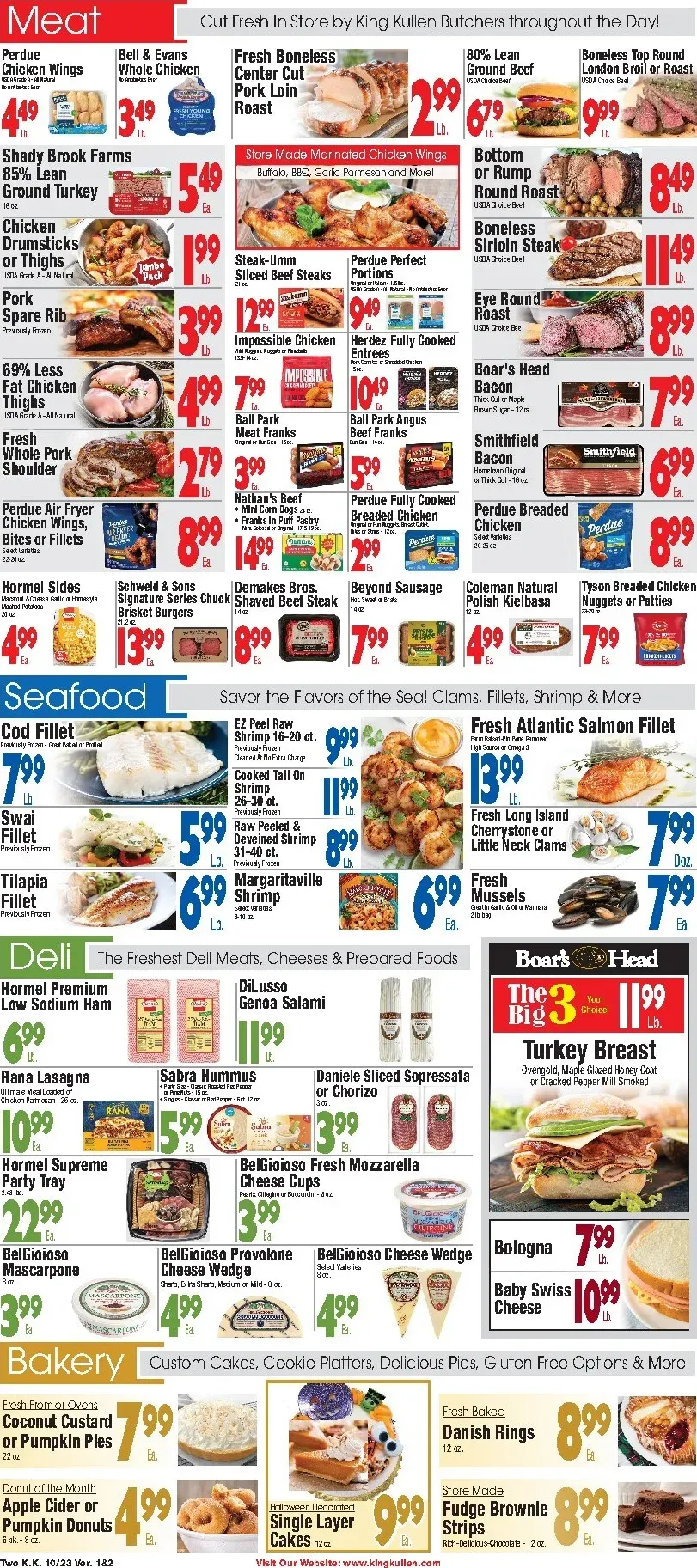 Weekly promotion Current King Kullen leaflet valid from Friday 10/23/2026 to Thursday 10/29/2026 spanning from October 23 to October 29 2026 - Page 2 for Catalogue 365