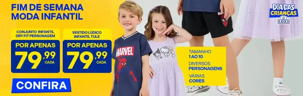 Fim de Semana Moda Infantil
