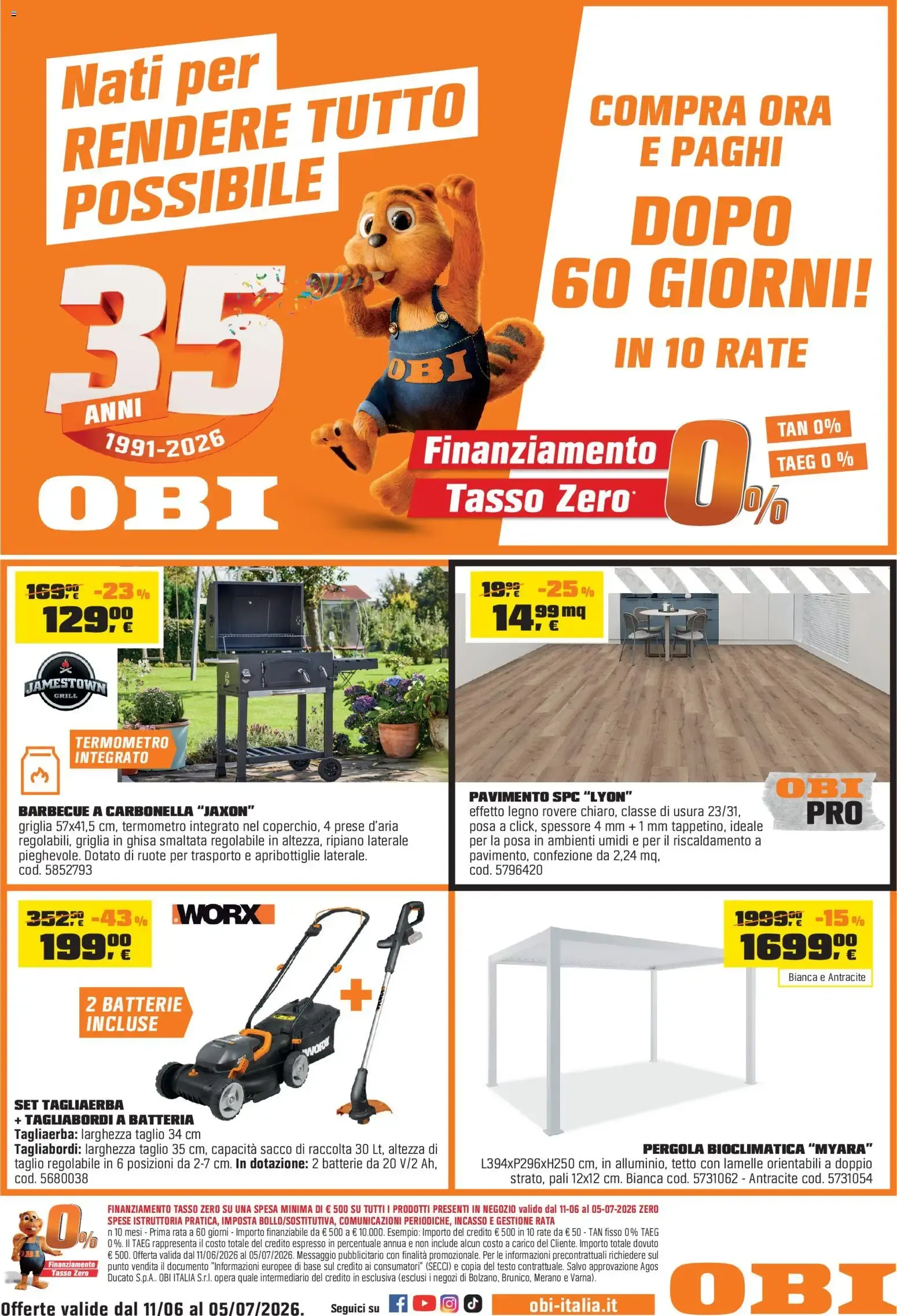 Nuovo OBI volantino dal 10/06/2026 > offerte anteprima 🛍️