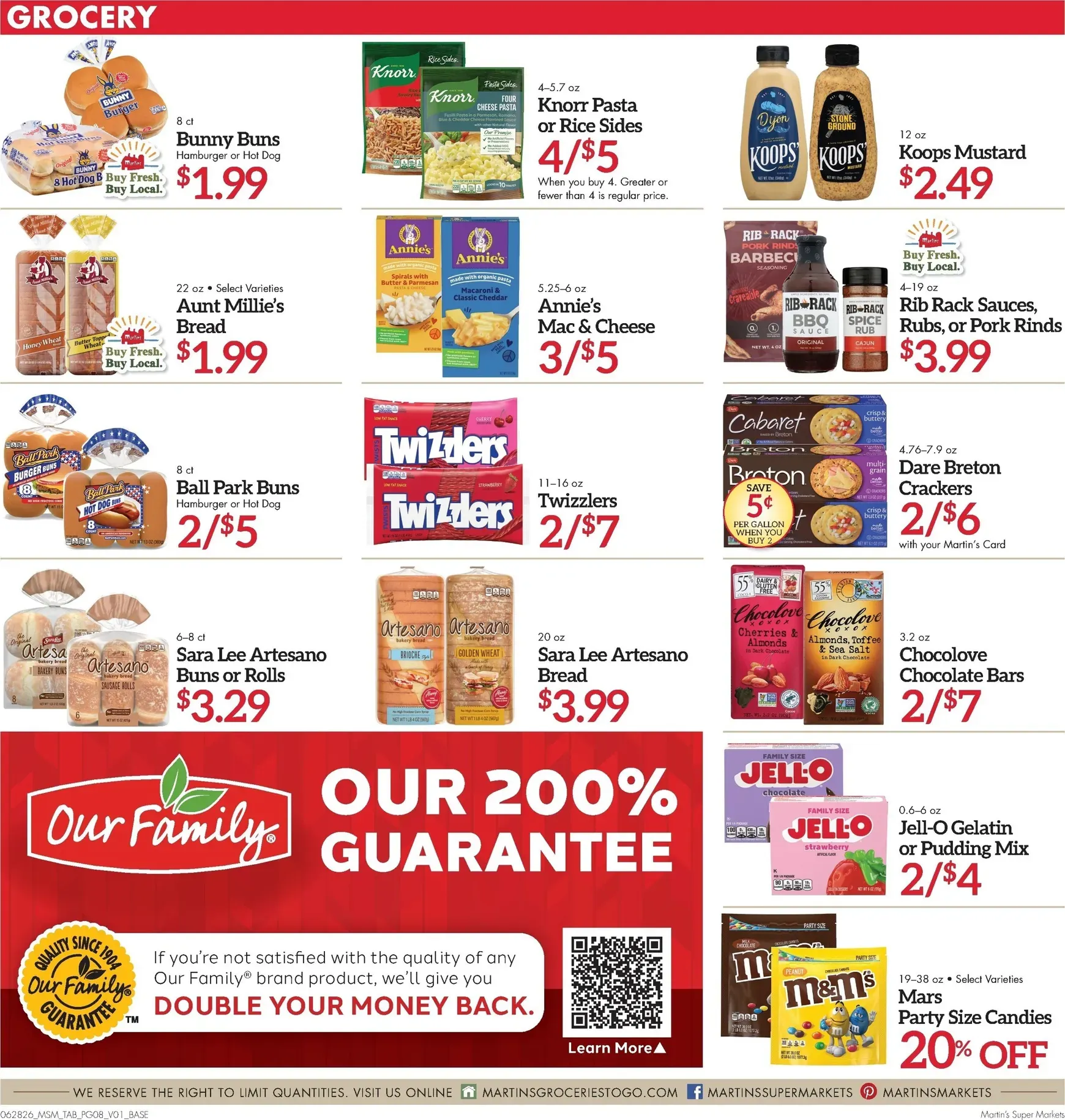 Weekly ad Current Martin's Super Markets leaflet valid from Sunday 06/28/2026 to Saturday 07/04/2026 from June 28 to July 4 2026 - Page 8