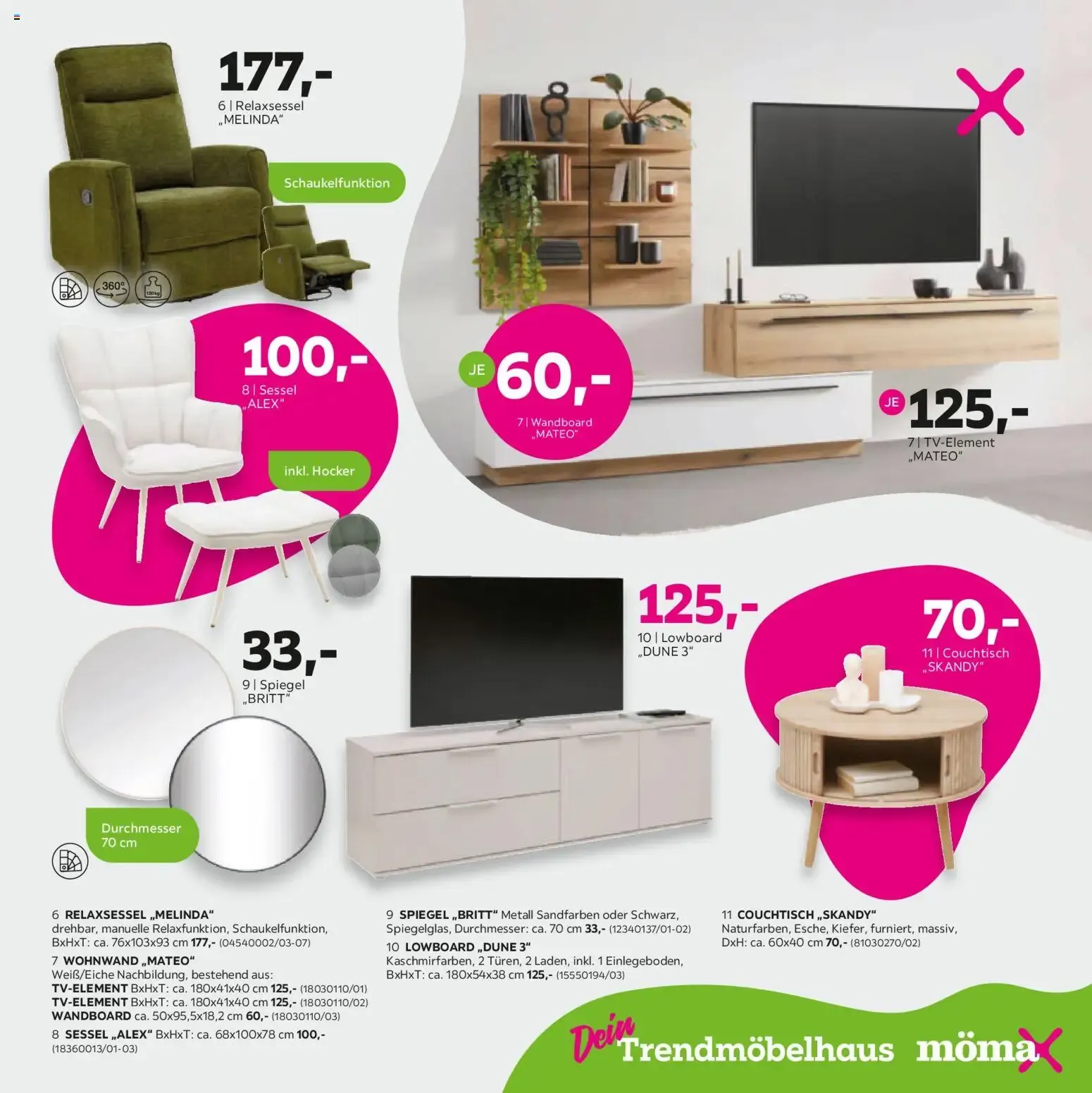 Mömax: Ahorra hasta 20% con tu Trendbonus von 19. Oktober bis 25. Oktober 2026 - Prospekt seite 3