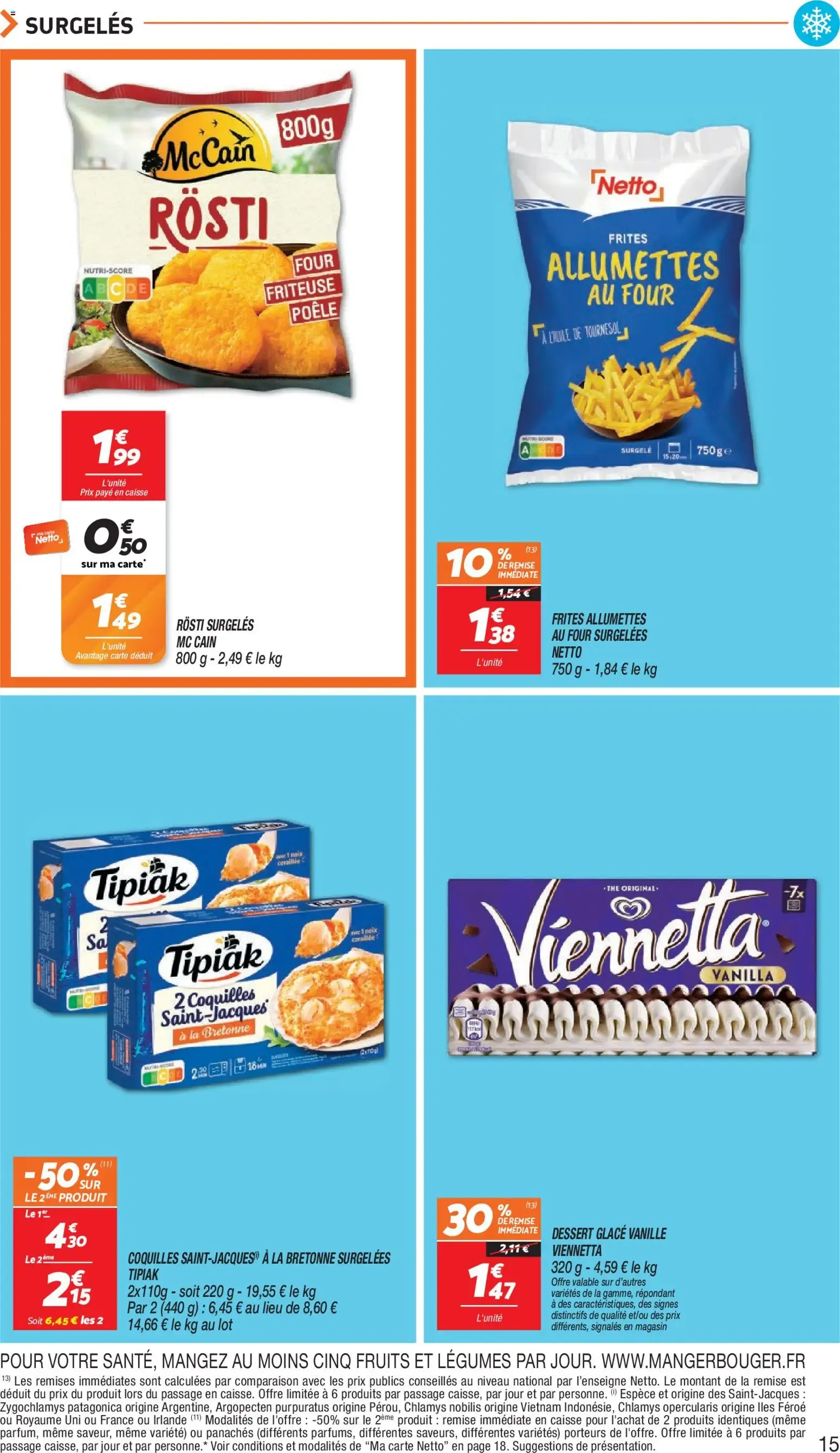 Netto: 100% Reembolso en todas las confiterías Netto du 20 octobre au 26 octobre 2026 - Catalogue page 15