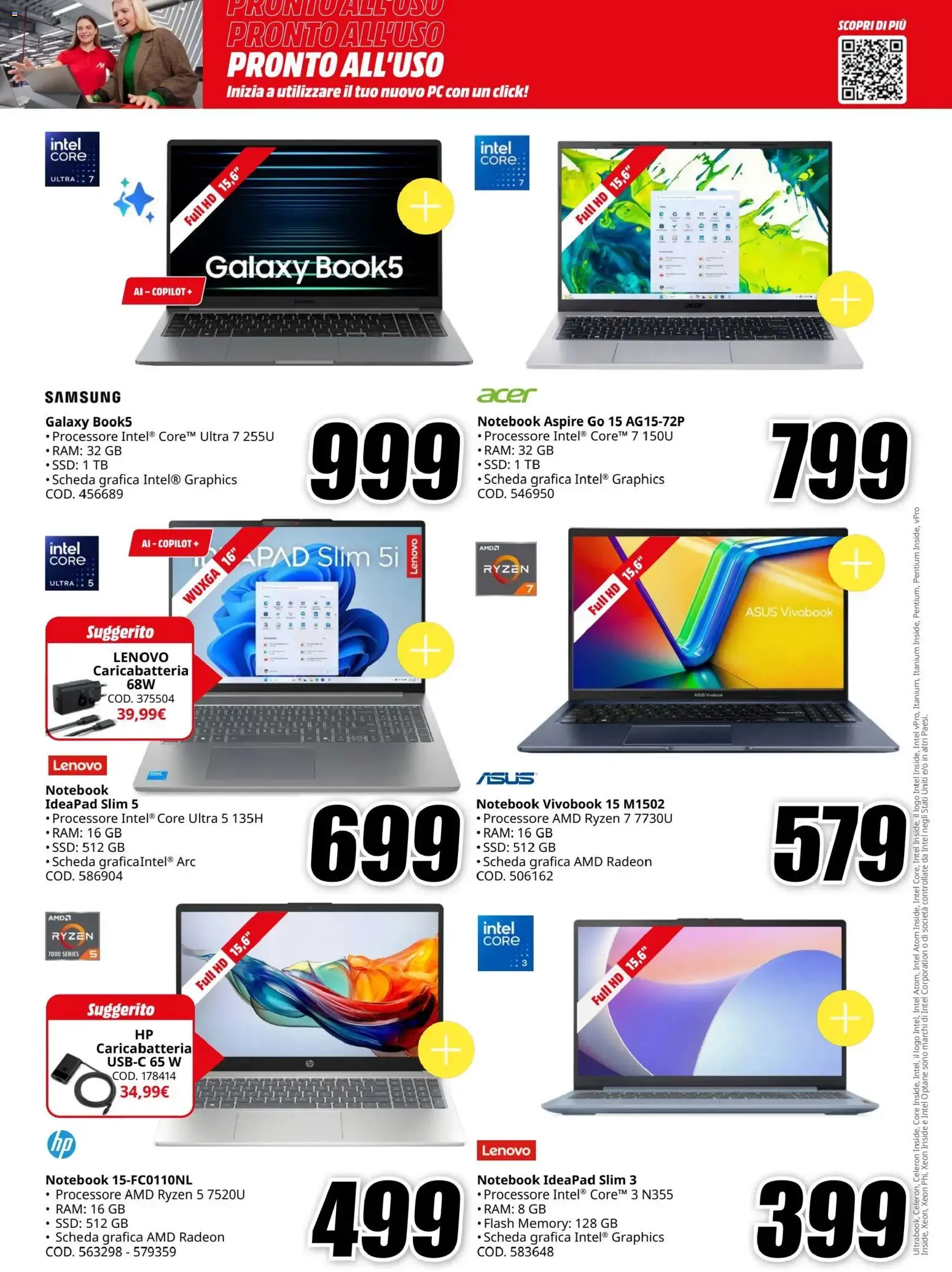 Nuovo Media World volantino Il Tech A Portata Di Click dal 16/07/2026 > offerte anteprima 🛍️ da 16 luglio a 26 luglio di 2026 - Pagina del volantino 7