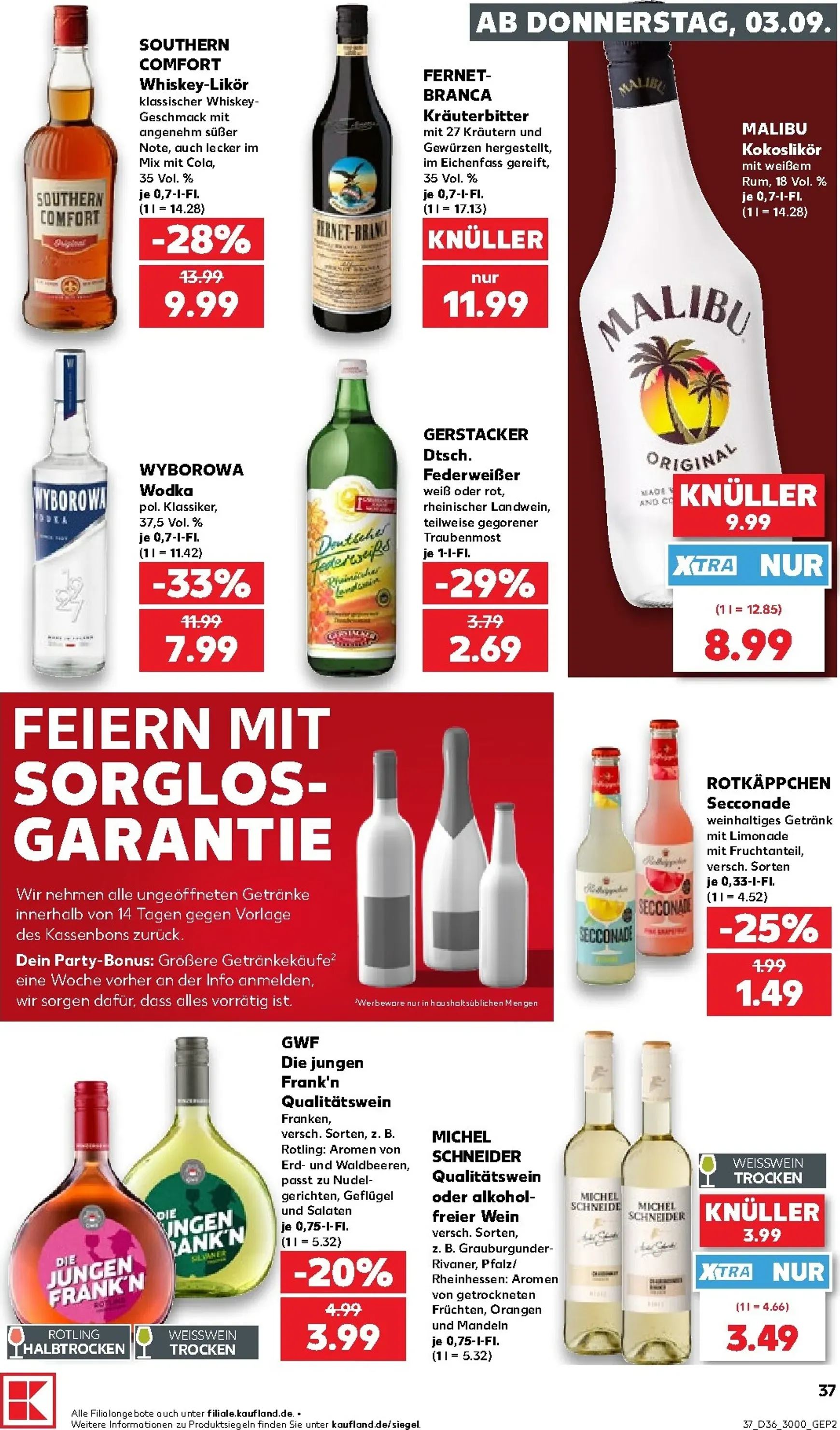 Neuer Kaufland Prospekt – von Donnerstag 03.09.2026 bis Mittwoch 09.09.2026 von 3. September bis 9. September 2026 - Prospekt seite 38