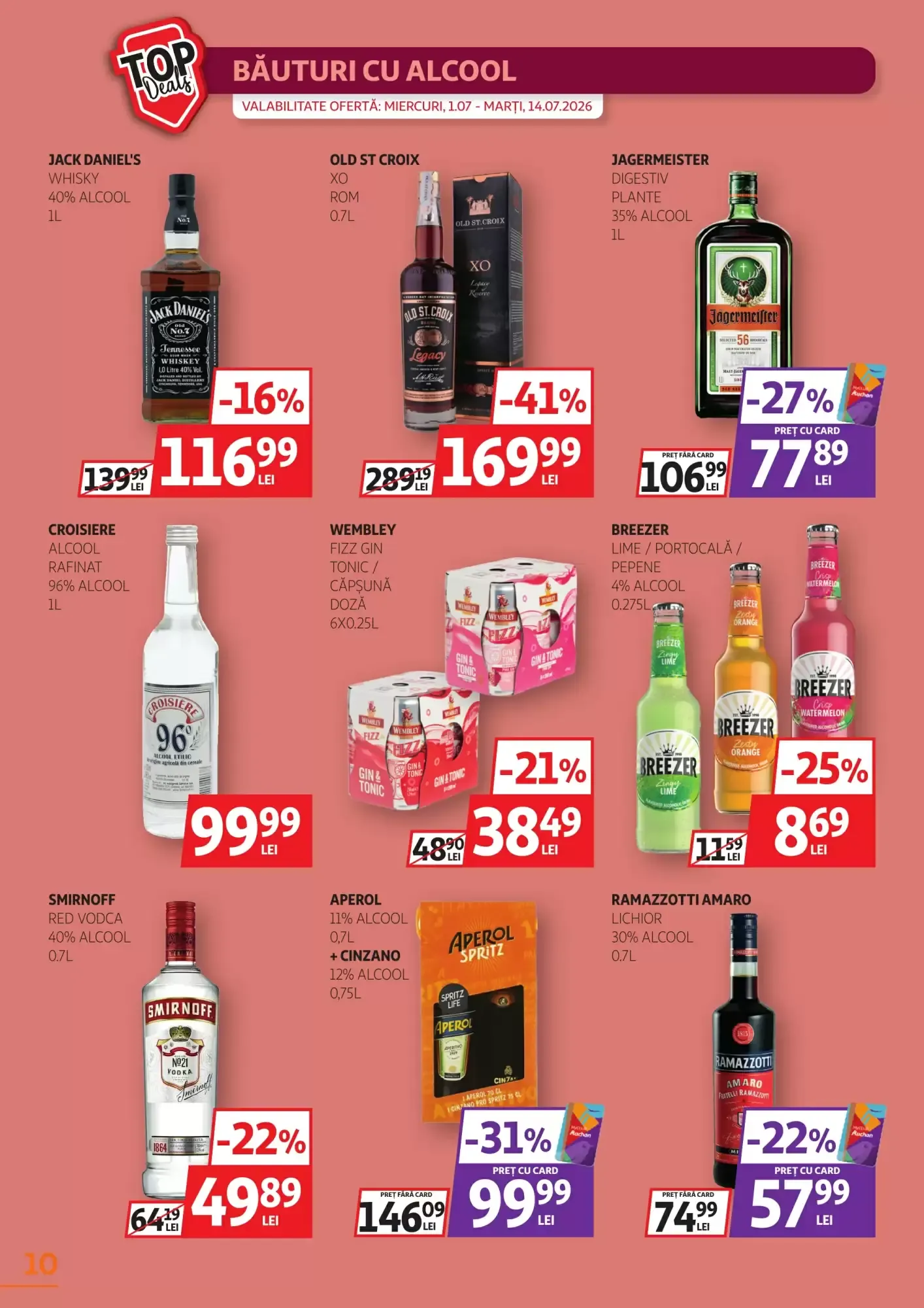 Catalog Catalog Auchan de la 1 iulie până la 14 iulie 2026 - Revista Pagina 10