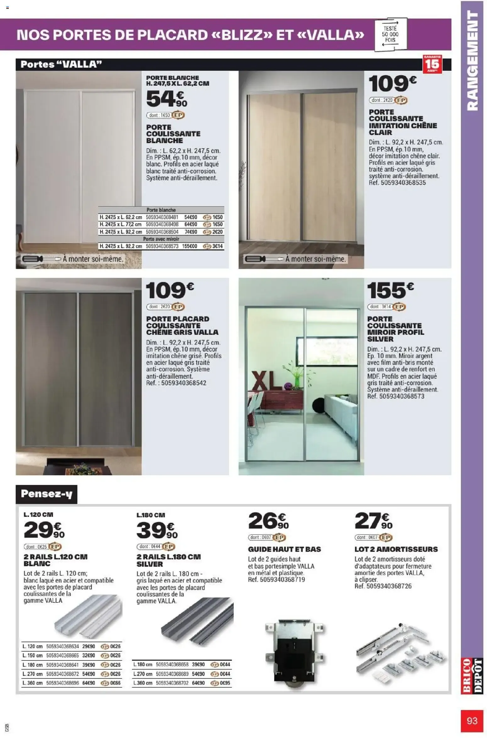 L'OFFICIEL DU BRICOLAGE - Automne du 17 septembre au 1 octobre 2026 - Catalogue page 93