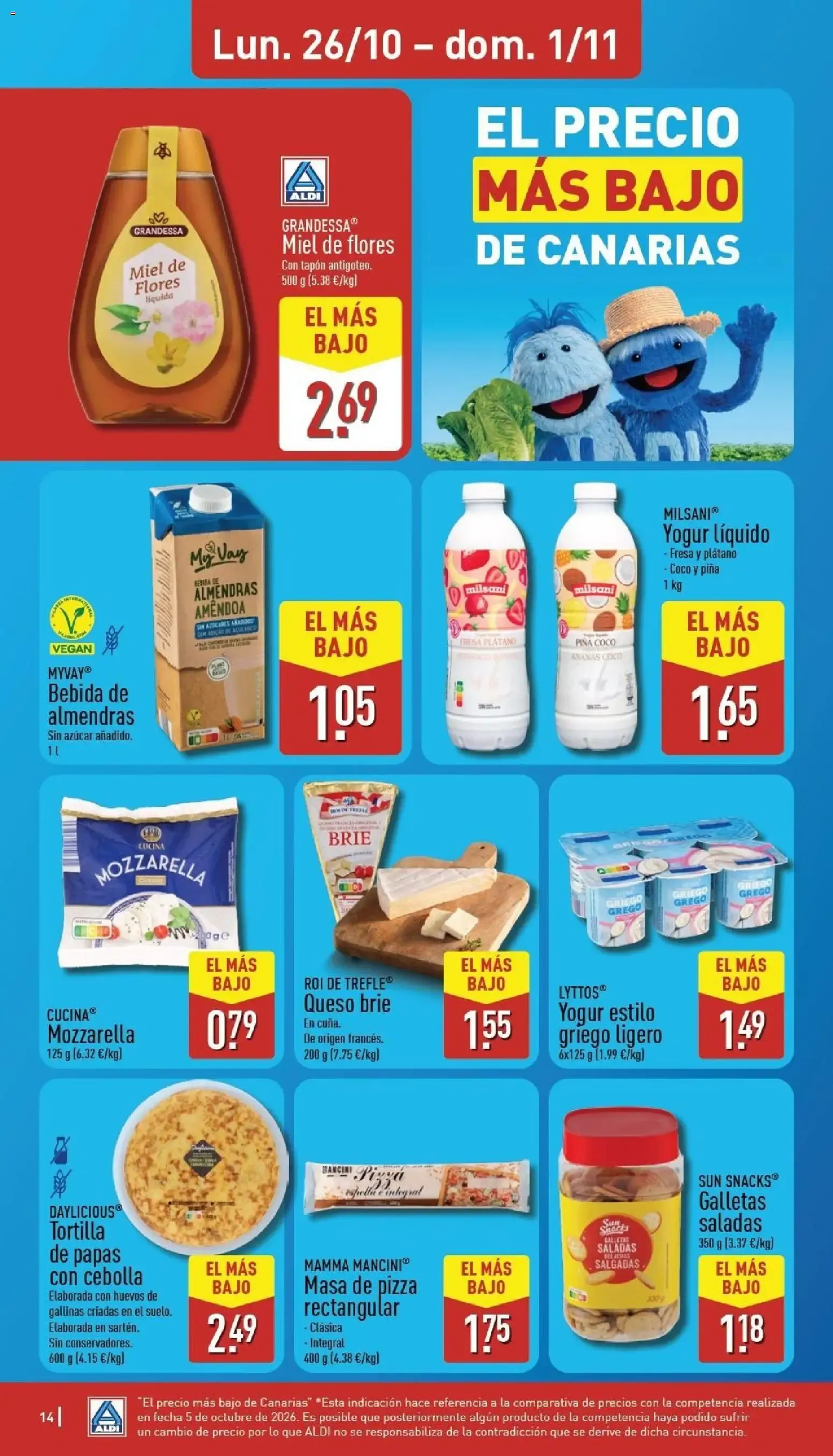 Catálogo de Aldi: El súper que más baja los precios de los frescos 26 de octubre al 1 de noviembre 2026 - Página 14