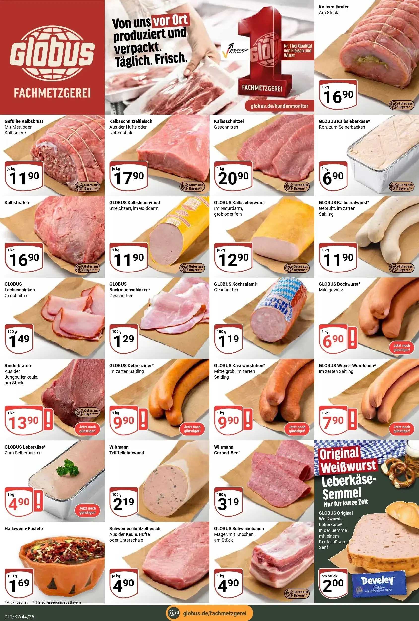 Globus - Plattling Prospekt – von Montag 26.10.2026 bis Samstag 31.10.2026 von 26. Oktober bis 31. Oktober 2026 - Prospekt seite 6