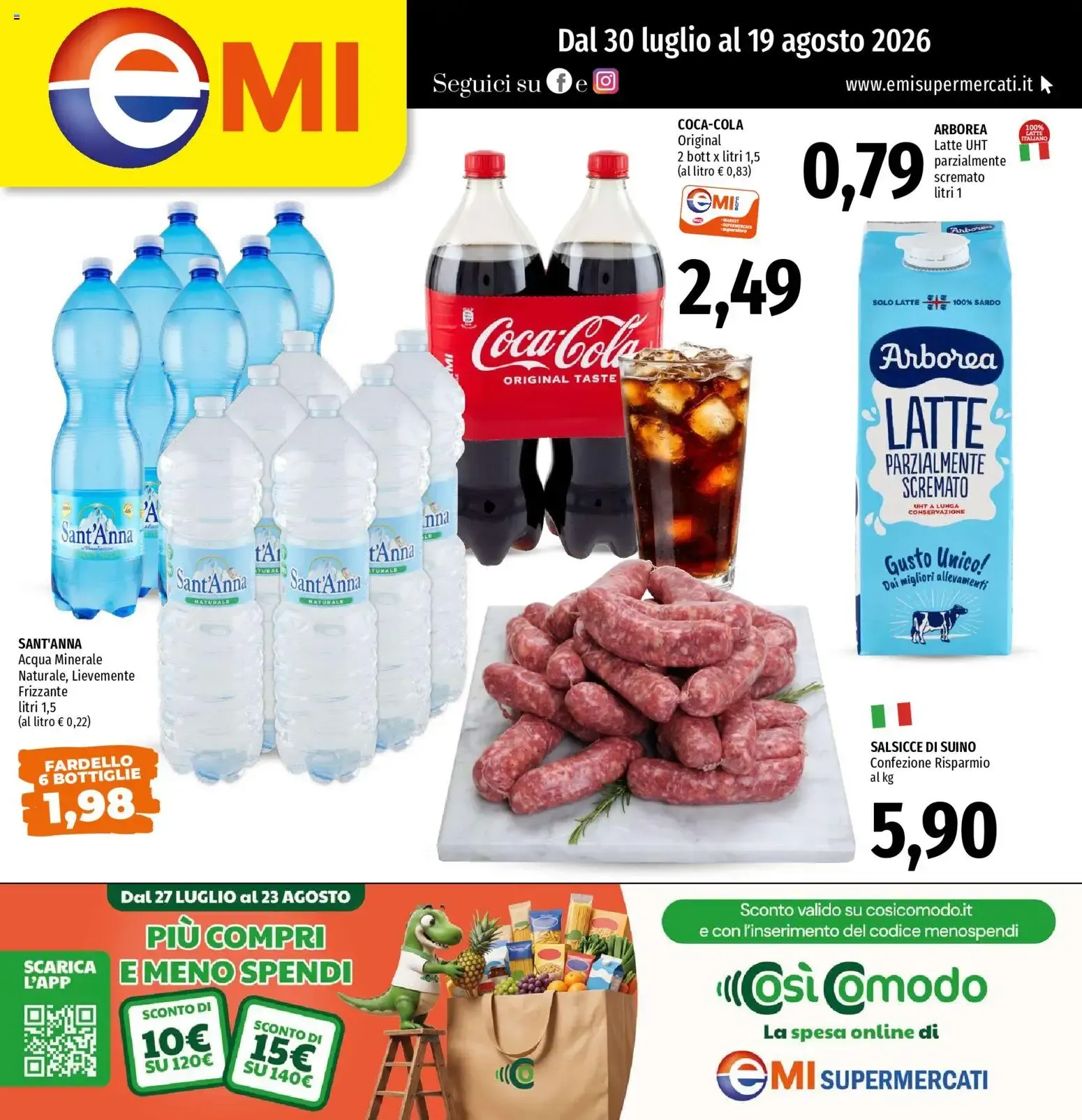 EMI volantino dal 30/07/2026 - online Offerte da 30 luglio a 19 agosto di 2026 - Pagina del volantino 1