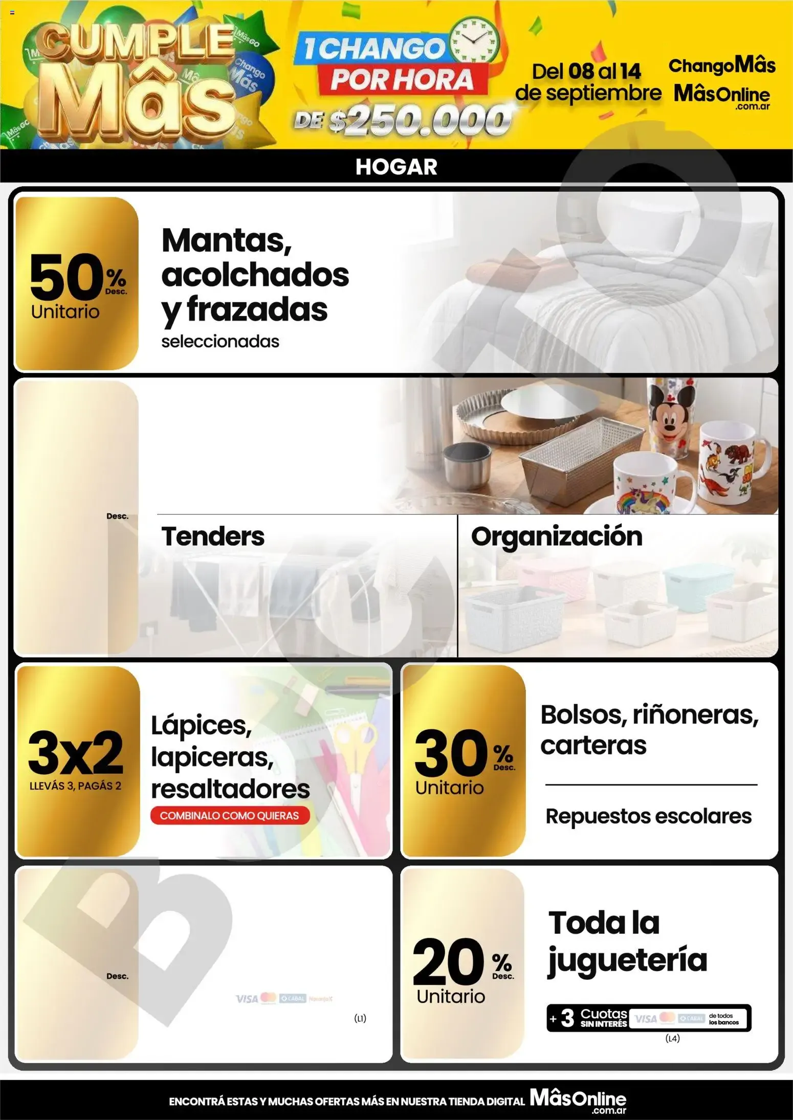 Ofertas de Changomas Ofertas || del 08/09/2026 - 14/09/2026 || Catálogo 8 de septiembre al 14 de septiembre 2026 - Página 11 del catálogo