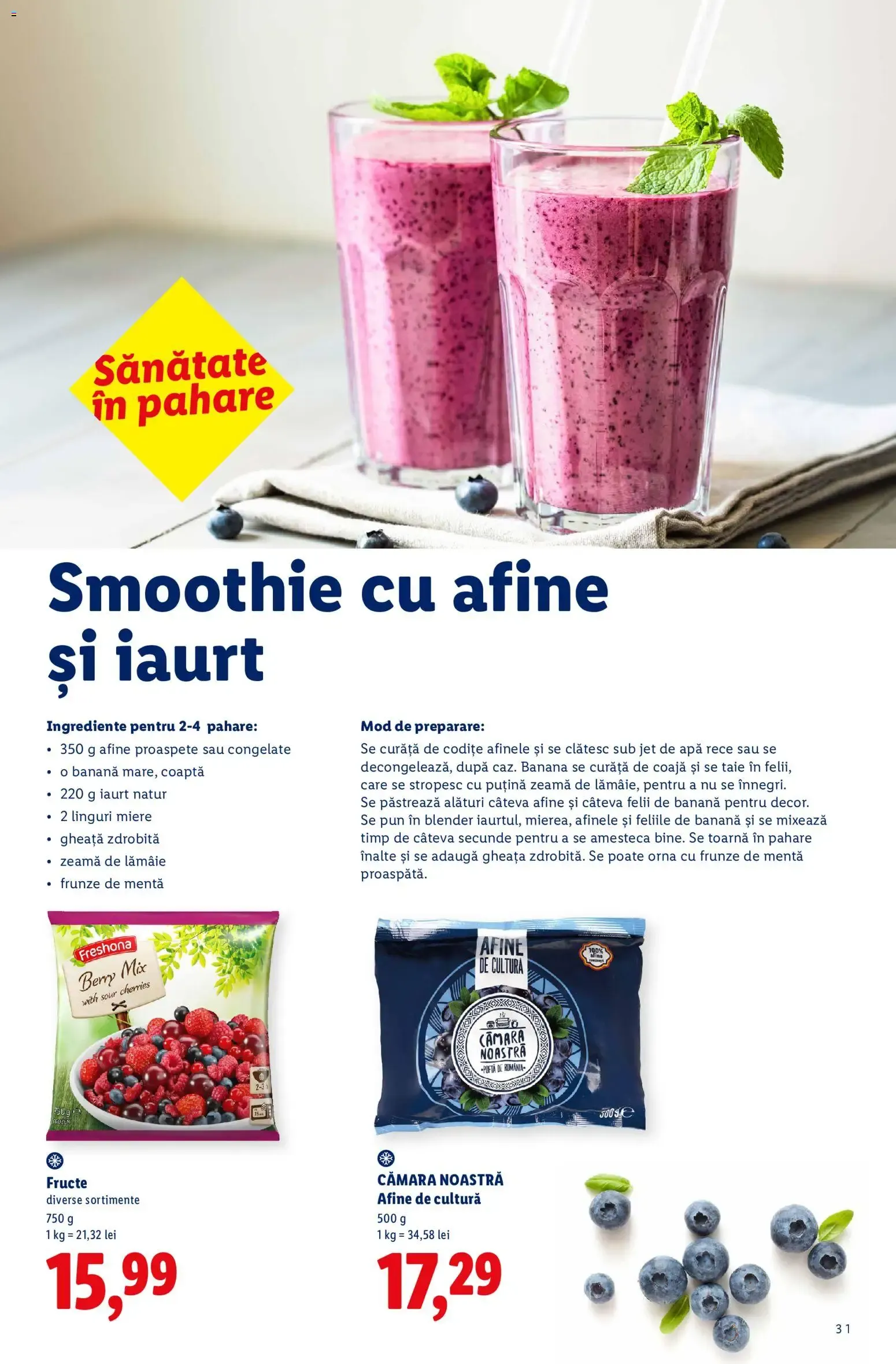 Catalog Băuturi pentru o vară distractivă. Știi că merită. de la 13 iulie până la 13 septembrie 2026 - Revista Pagina 31