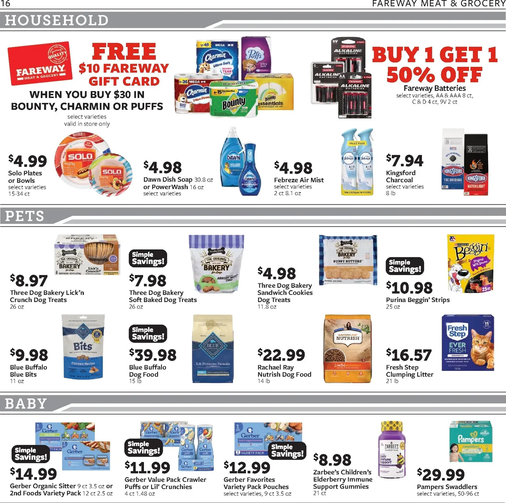 Weekly ad Fareway Meat & Grocery - Savings Worth Grilling For from July 20 to July 25 2026 - Page 16