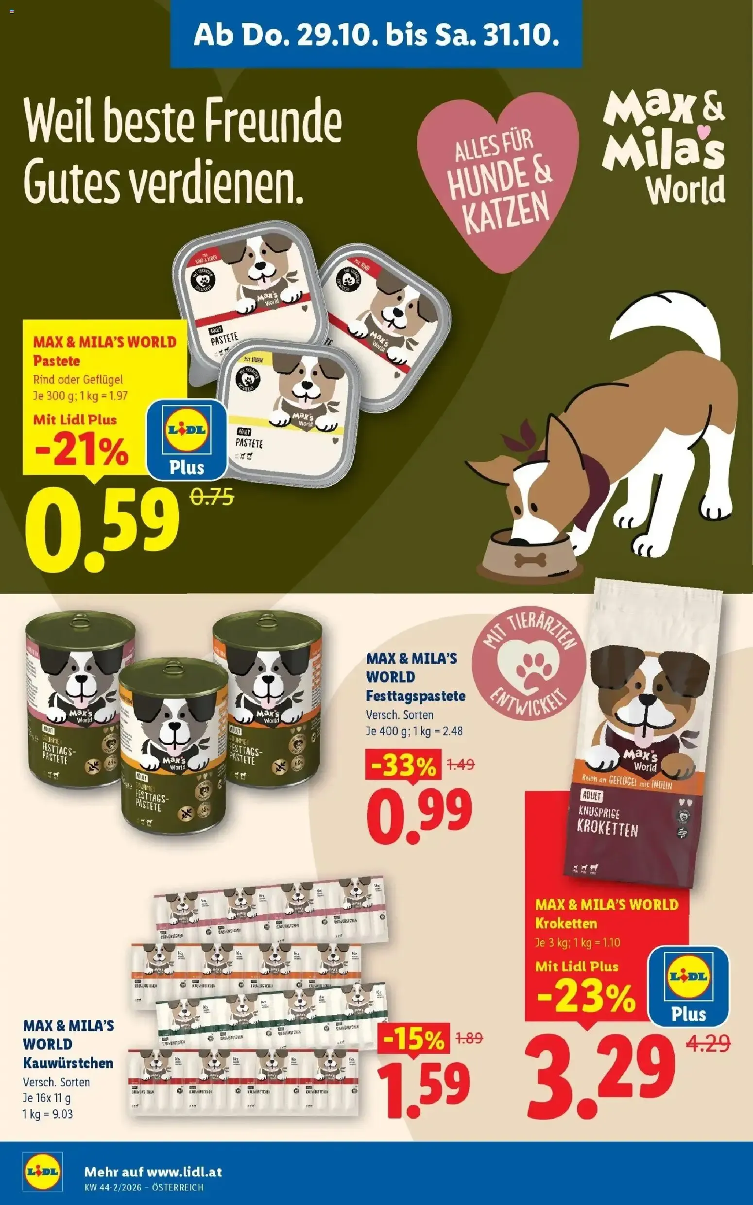 Lidl Flugblatt - Wien ab 25.10.2026 - Angebote ab donnerstag von 29. Oktober bis 31. Oktober 2026 - Flugblätt seite 2