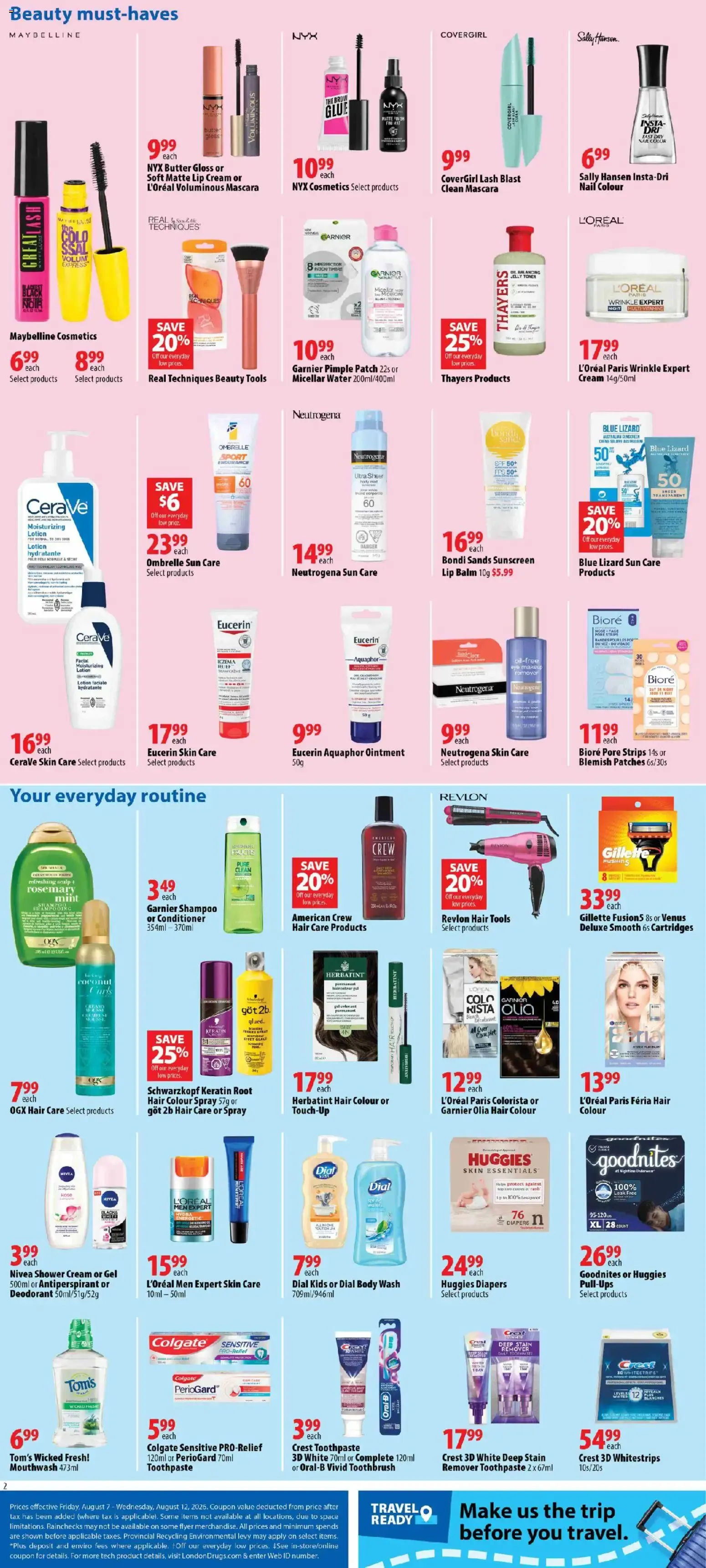 London Drugs weekly flyer / circulaire from August 7 to August 12 2026 - flyer page 3