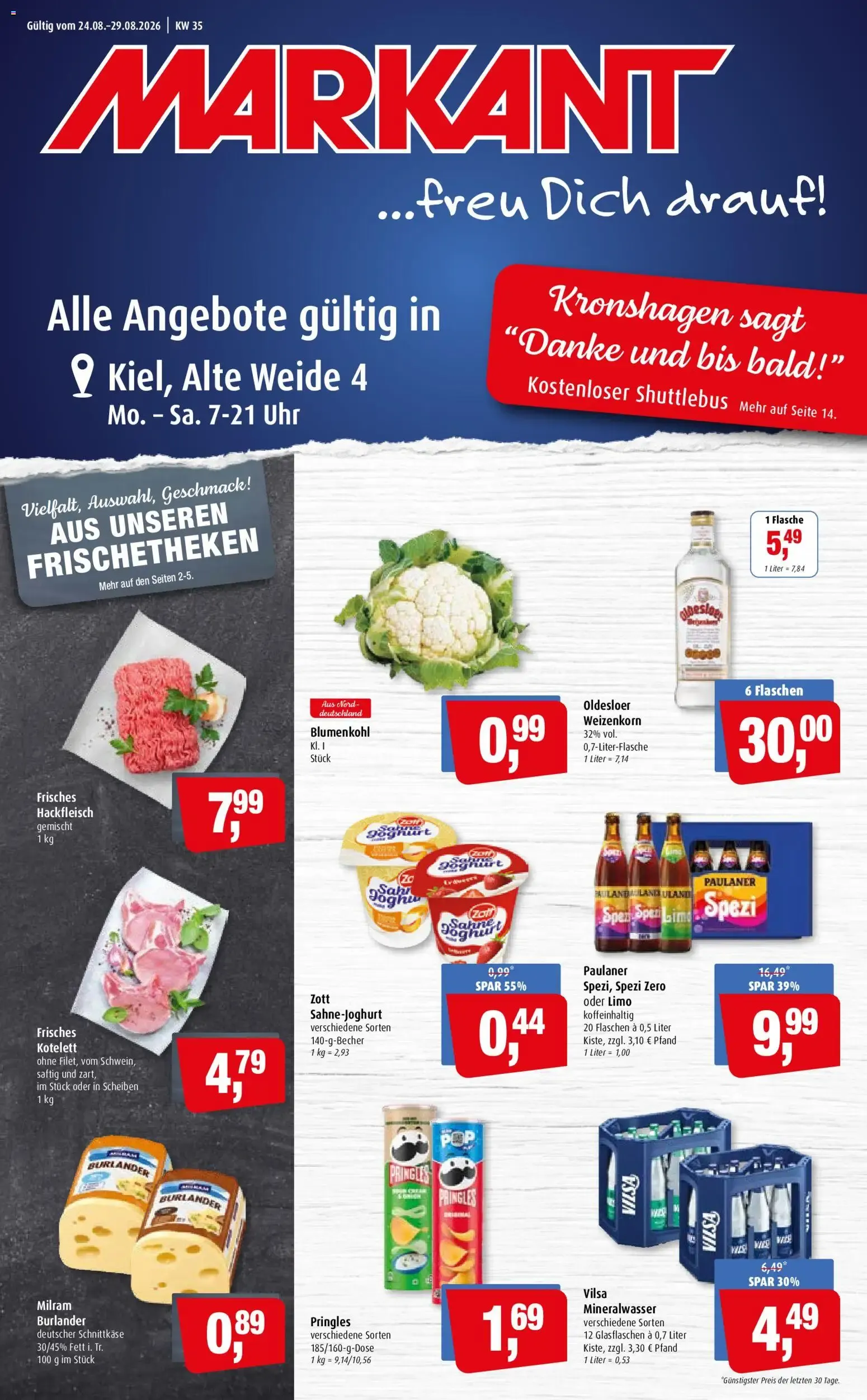 Markant Prospekt (ab 24.08.2026) zum Blättern von 24. August bis 29. August 2026 - Prospekt seite 1