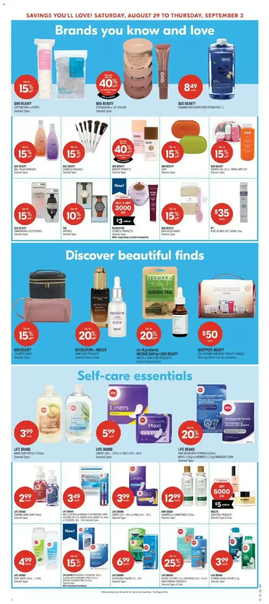 Shoppers Drug Mart flyer week 35 from August 29 to September 3 2026 - flyer page 17