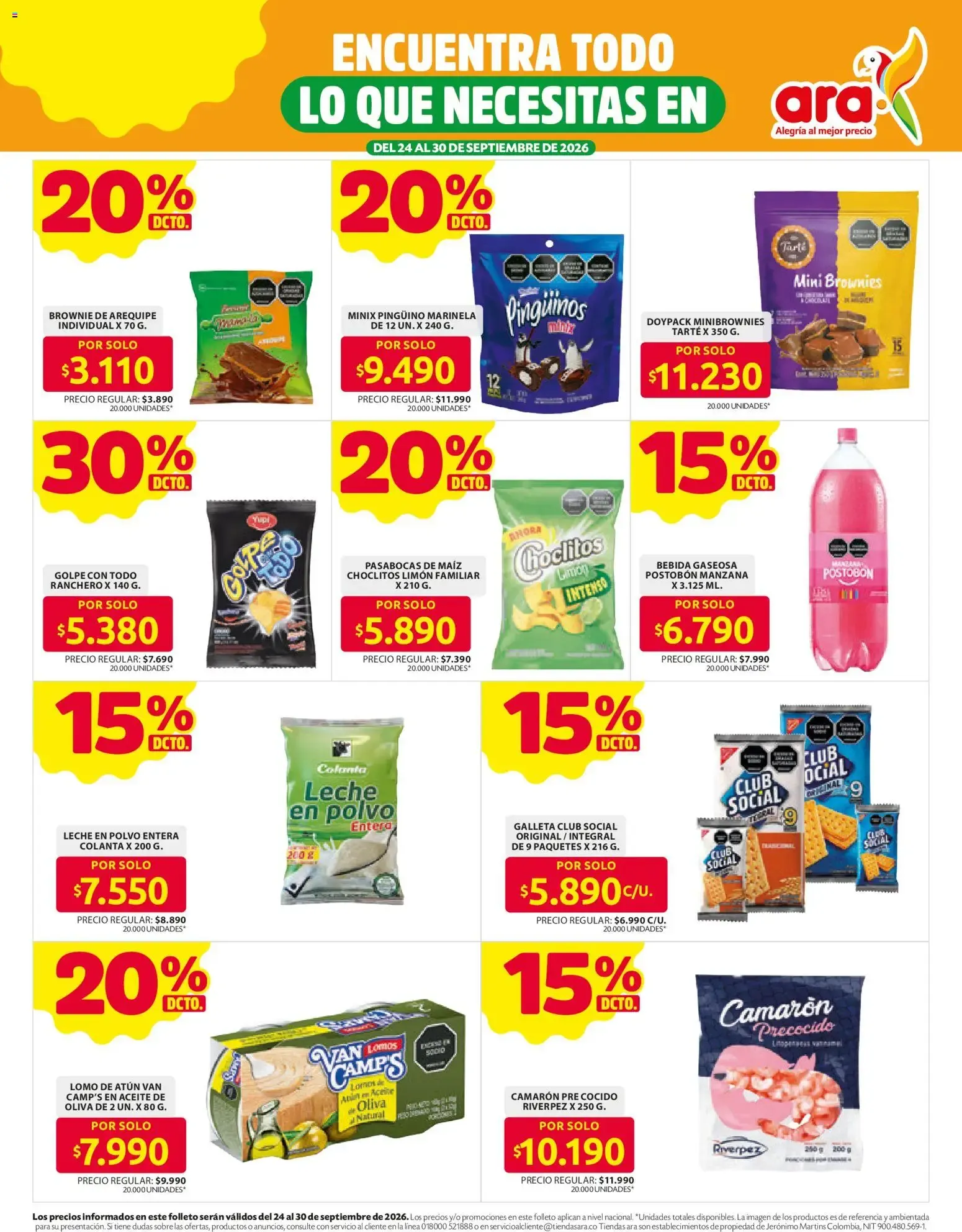Catalogo de Tiendas ARA - Los Precios Más Bajos 24 de septiembre al 30 de septiembre 2026 - Pag 9