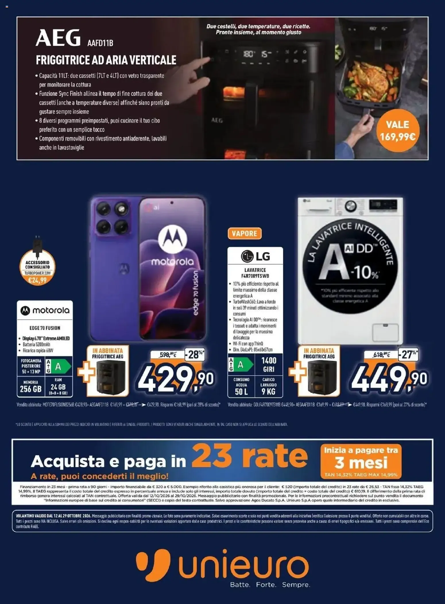 Nuovo Unieuro volantino Più gusto alle tue passioni dal 12/10/2026 > offerte anteprima 🛍️ da 12 ottobre a 29 ottobre di 2026 - Pagina del volantino 30