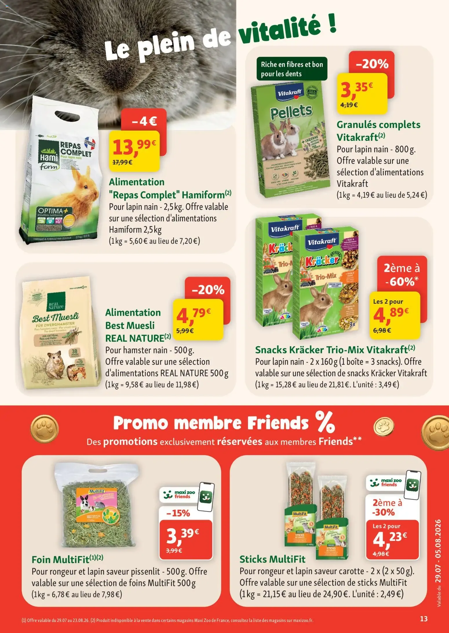 Maxi Zoo du 29 juillet au 5 août 2026 - Catalogue page 13