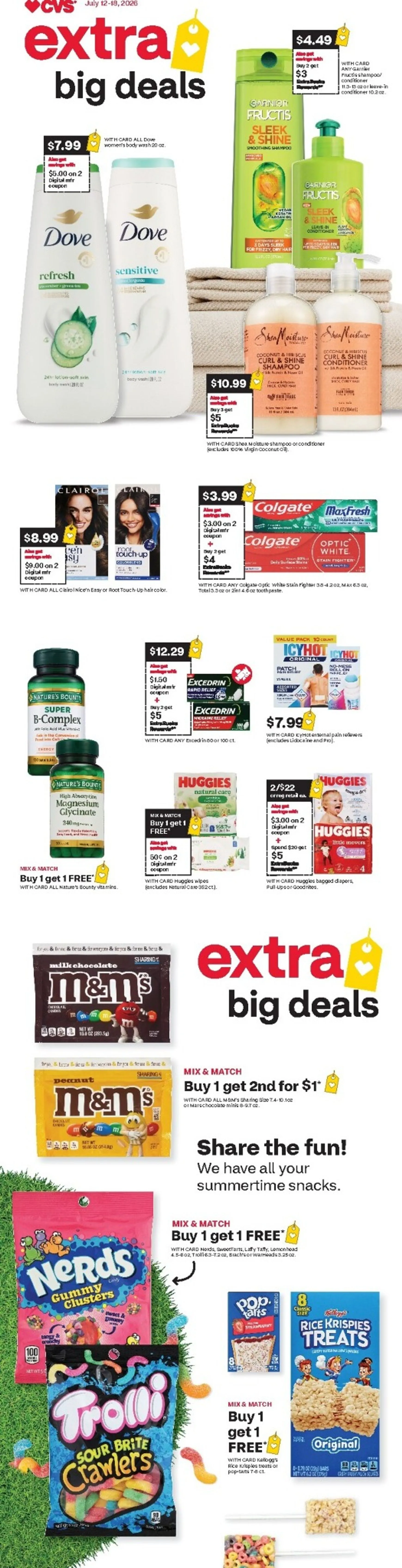 CVS extra big deals