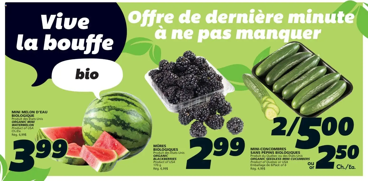 IGA weekly flyer / circulaire from August 6 to August 12 2026 - flyer page 4