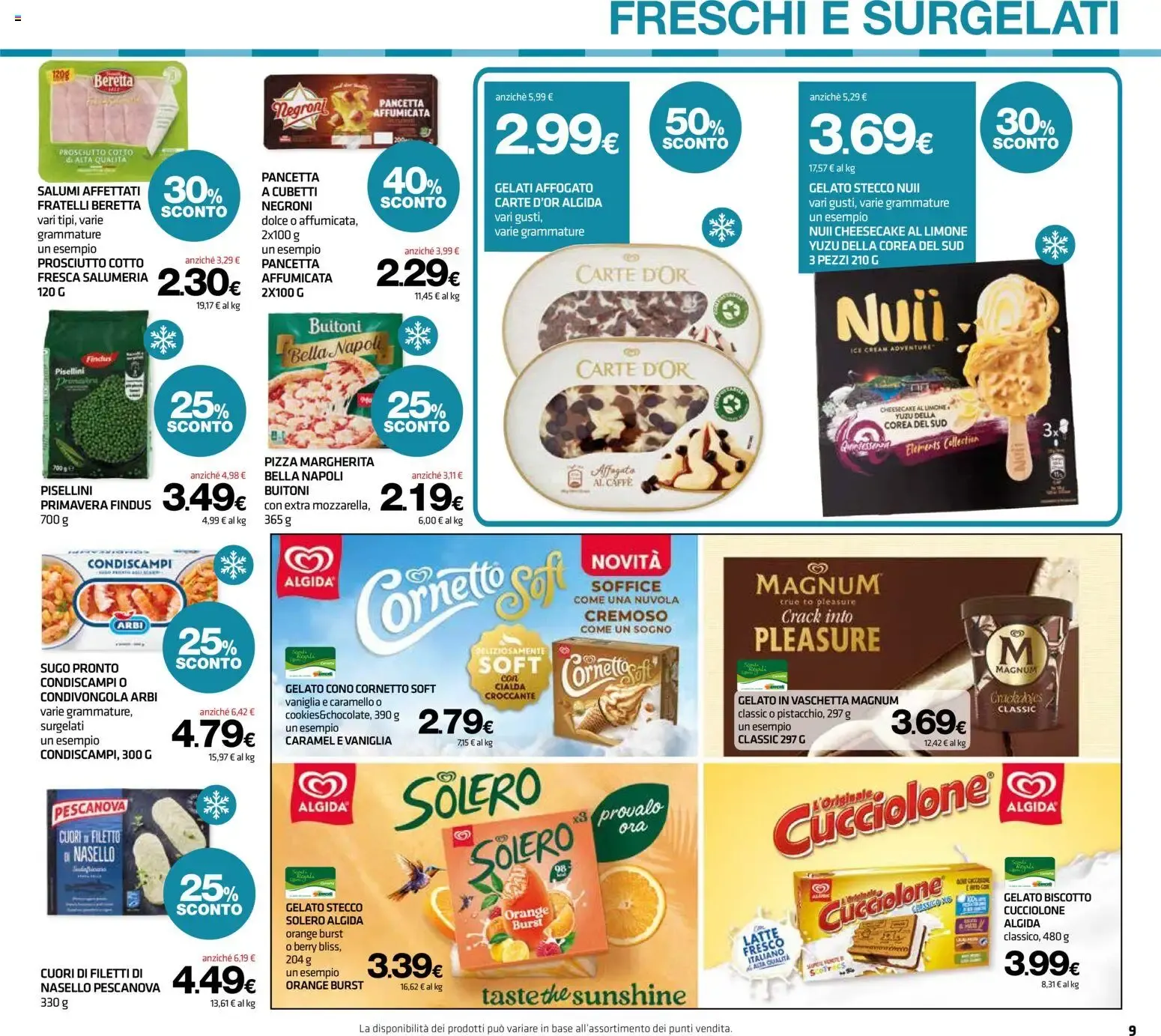 Superconti volantino dal 30/07/2026 - online Offerte da 30 luglio a 12 agosto di 2026 - Pagina del volantino 9